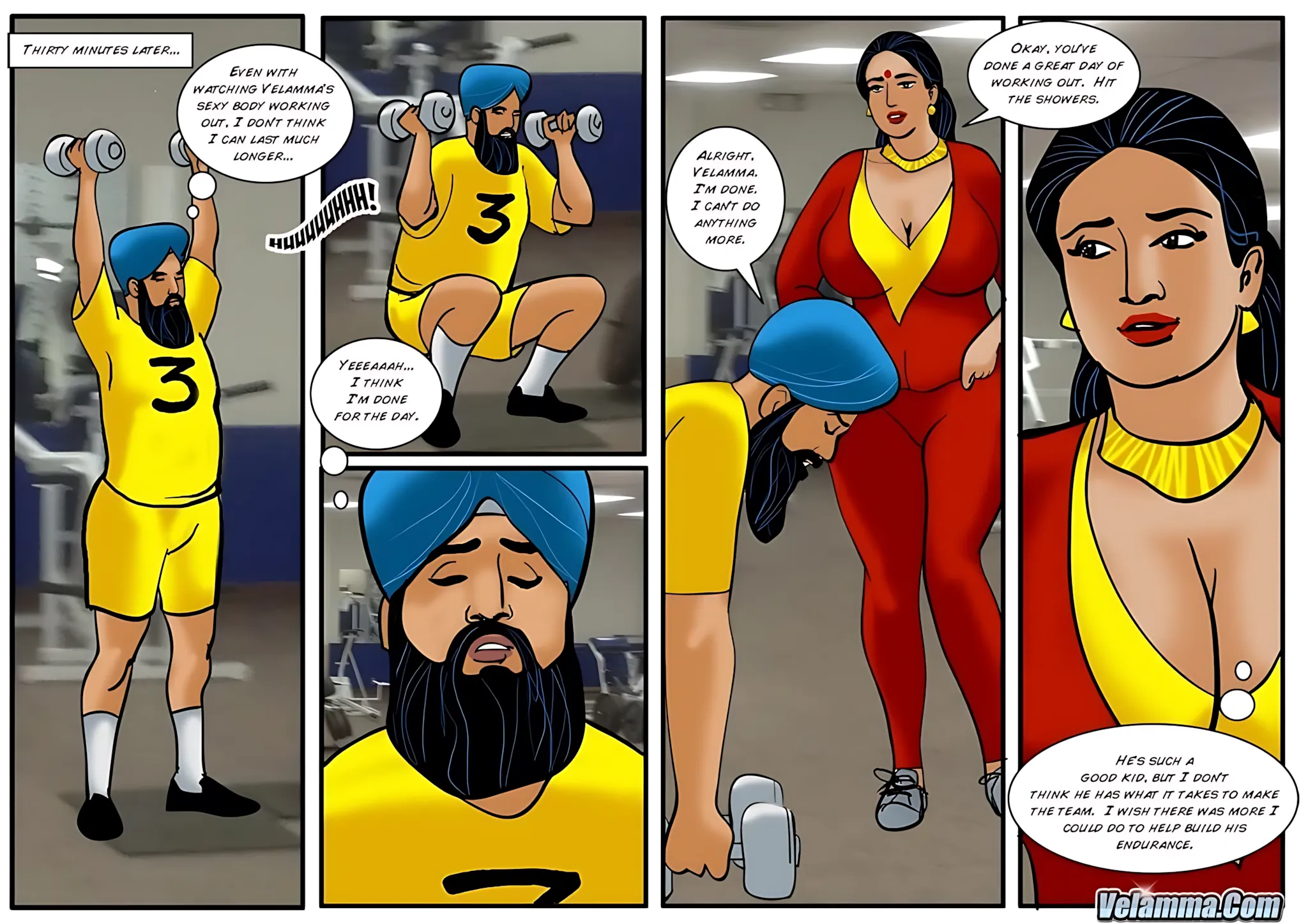 Velamma All Episodes Comics, 43 . Velamma - Episode 43 - Sexy Assistant Coach Velamma, page 17 of 31