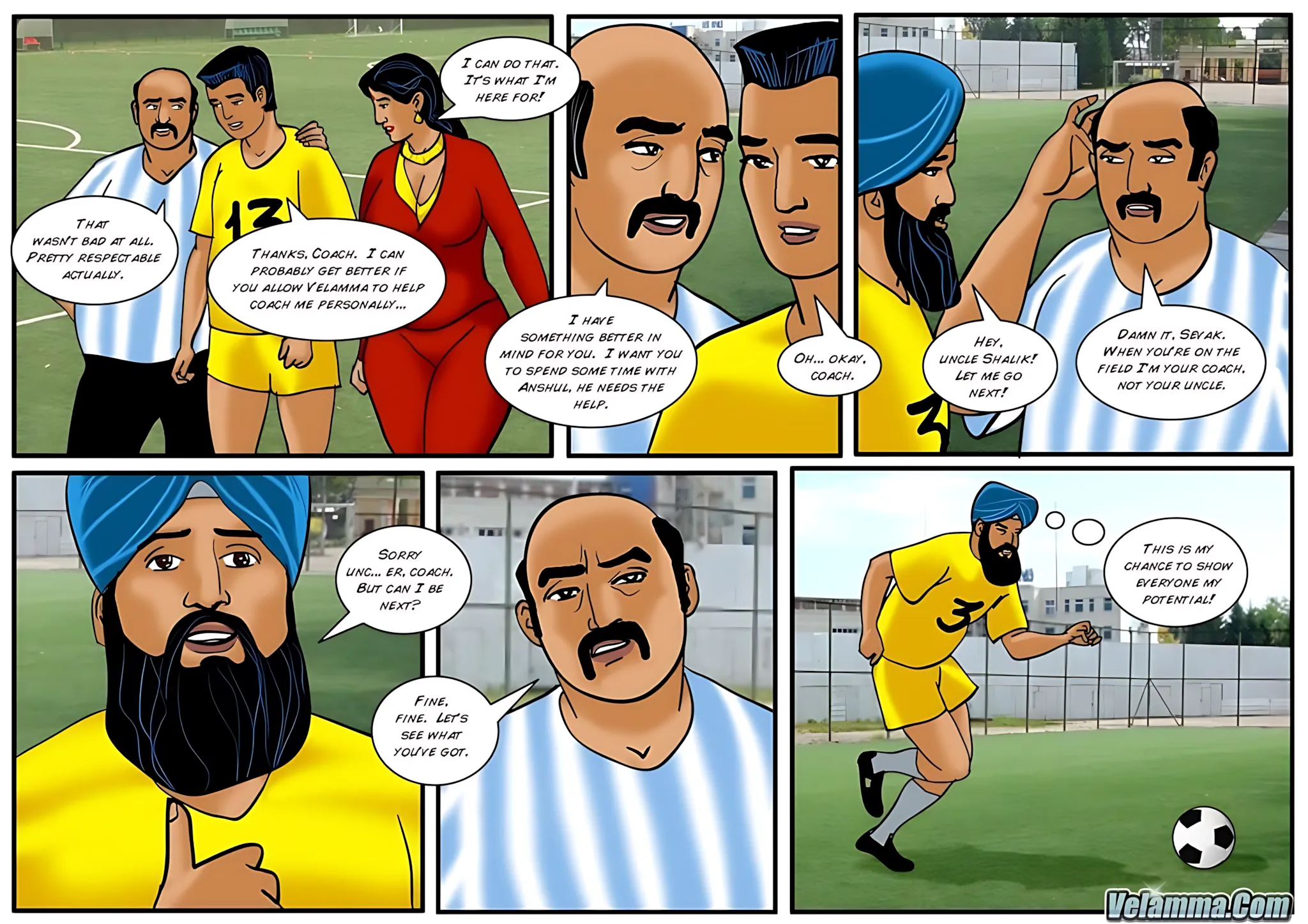 Velamma All Episodes Comics, 43 . Velamma - Episode 43 - Sexy Assistant Coach Velamma, page 9 of 31
