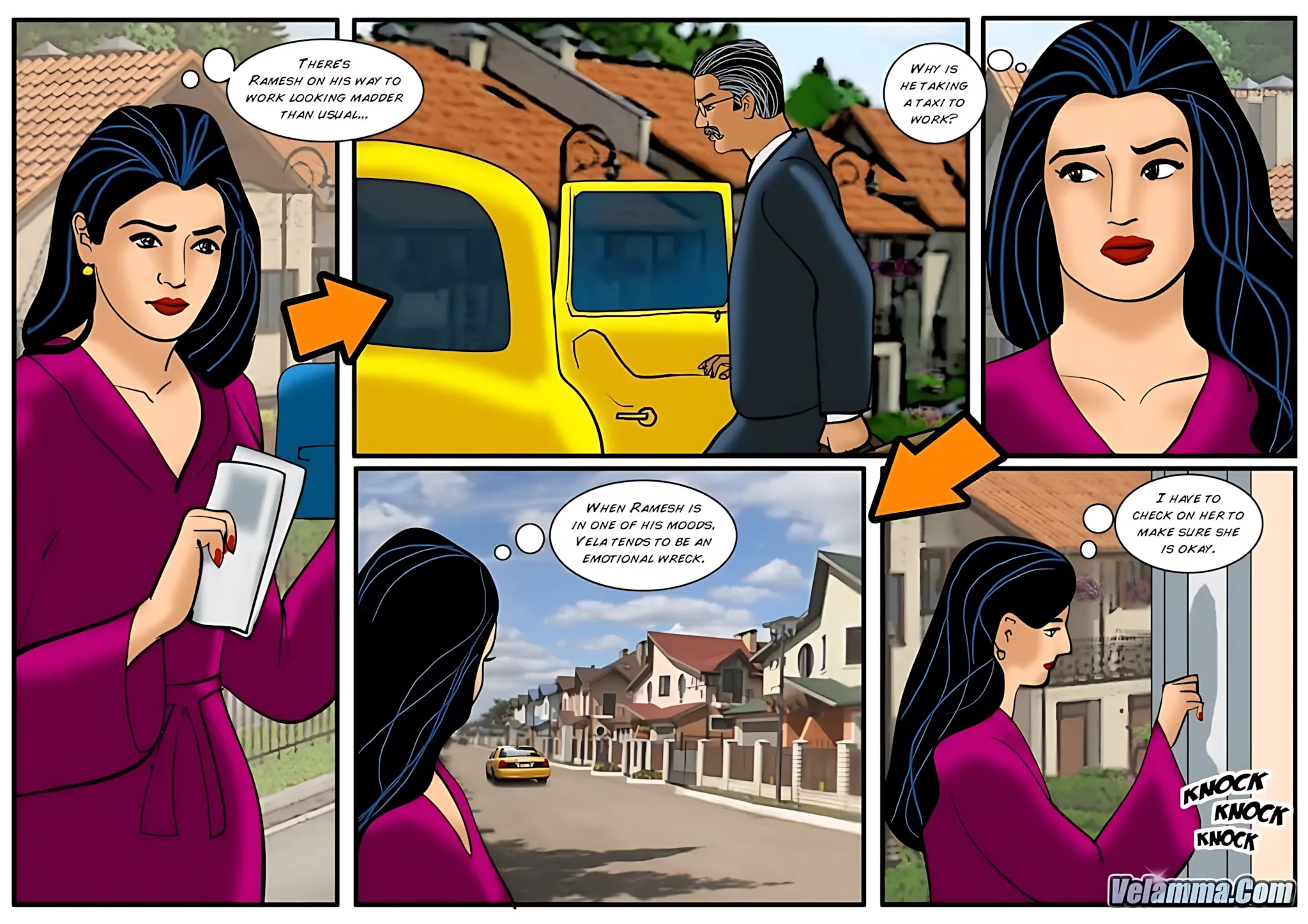 Velamma All Episodes Comics, 42 . Velamma - Episode 42 - Get All Greasy And Dirty At The Mechanics, page 2 of 31