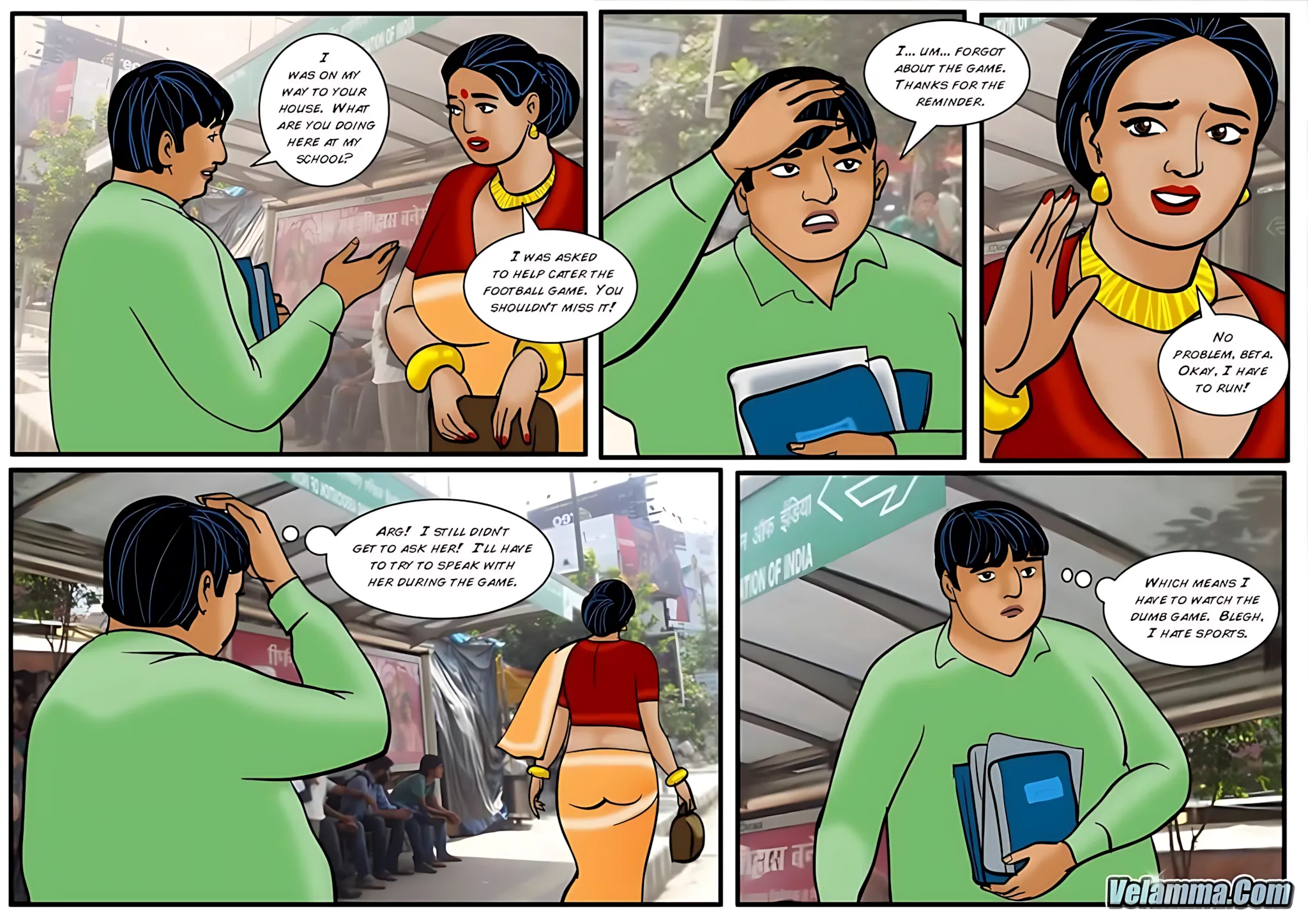 Velamma All Episodes Comics, 40 . Velamma - Episode 40 - Chitt Out Of Luck, page 26 of 31