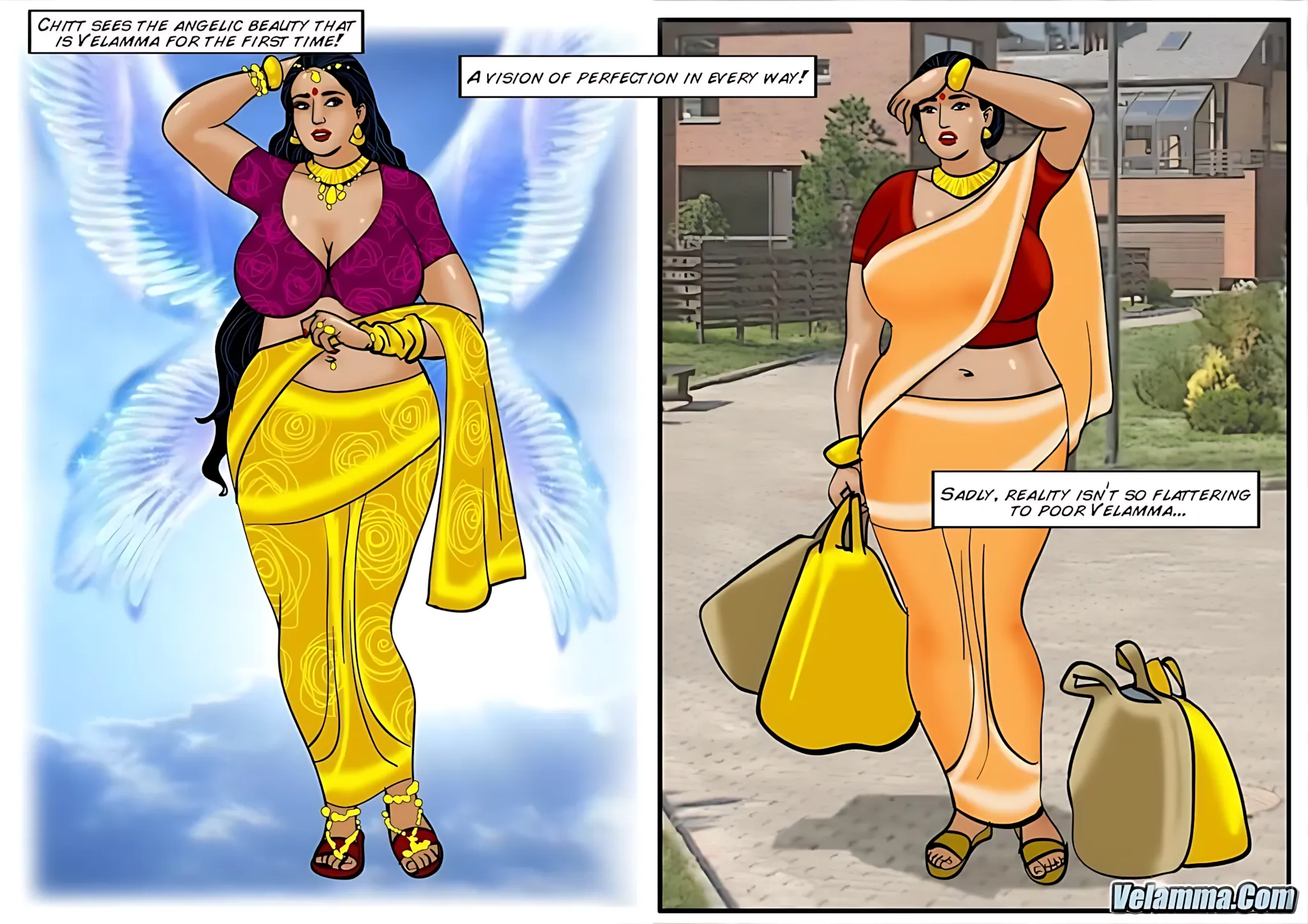 Velamma All Episodes Comics, 40 . Velamma - Episode 40 - Chitt Out Of Luck, page 5 of 31