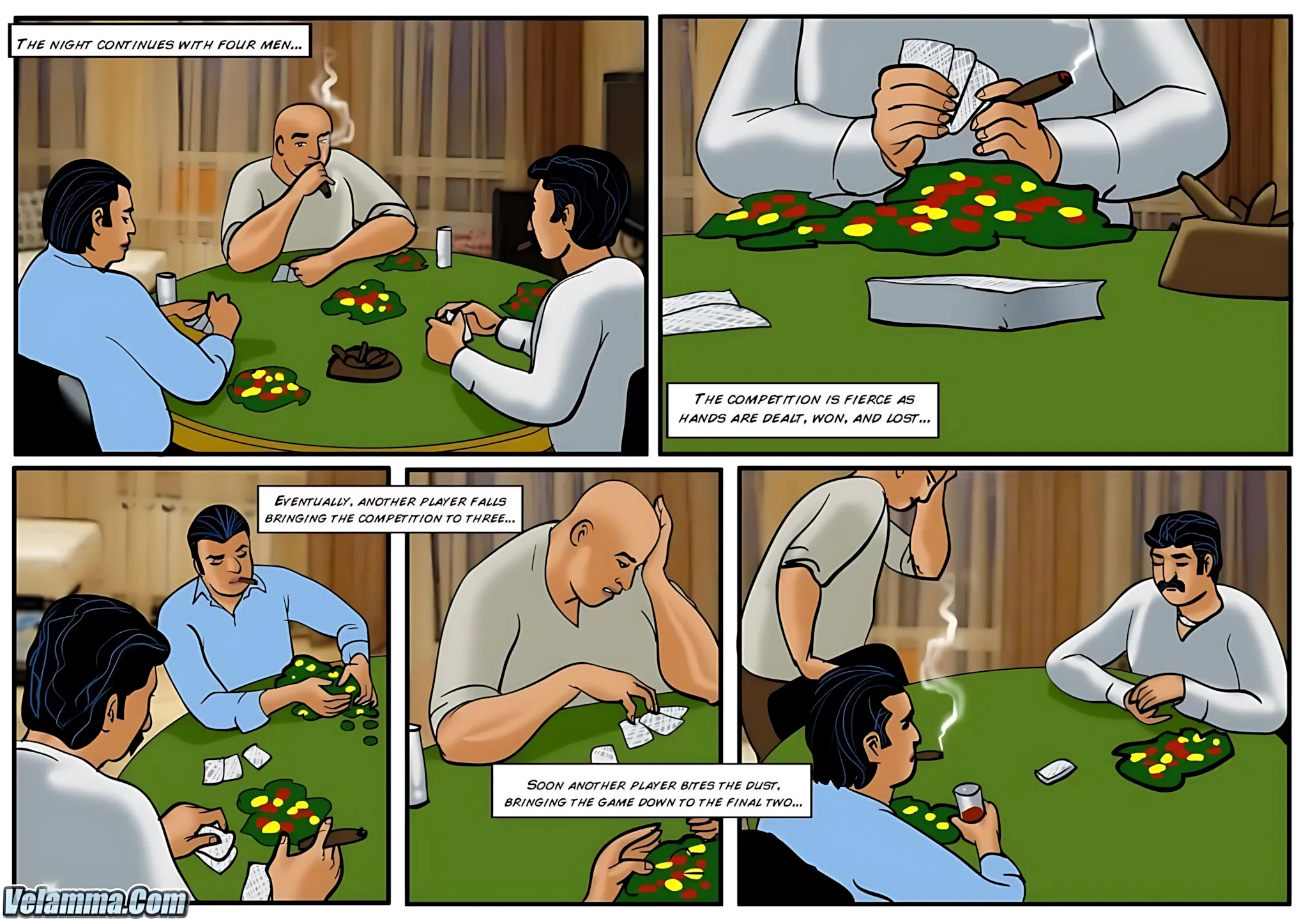 Velamma All Episodes Comics, 39 . Velamma - Episode 39 - When It Comes To This Sexy Poker Game Vela Is All In!, page 23 of 31