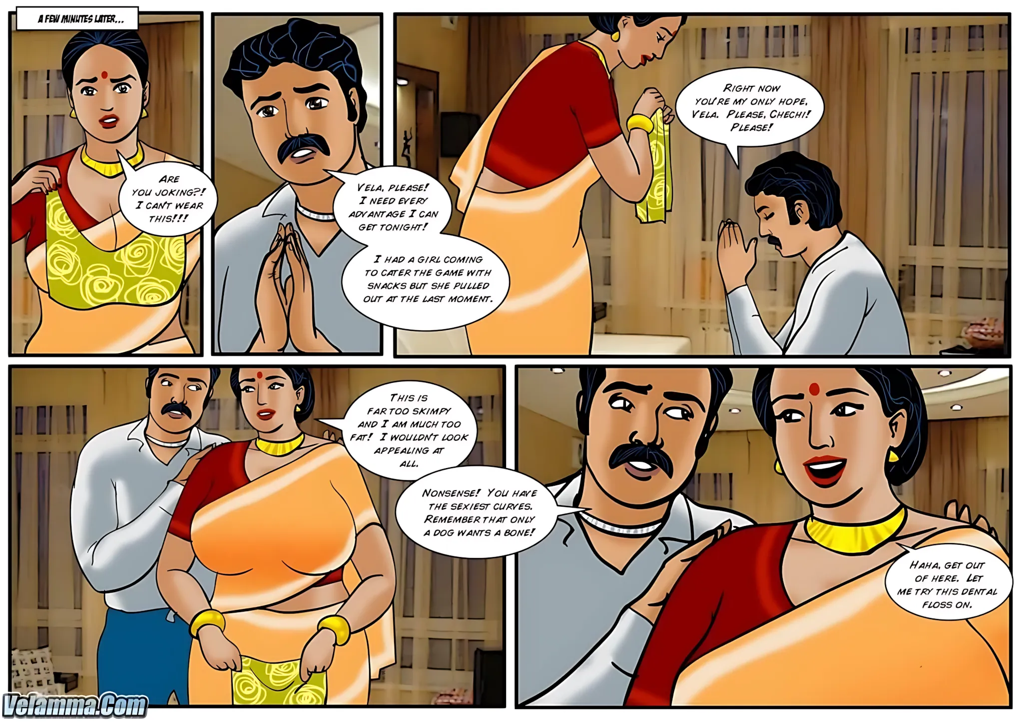 Velamma All Episodes Comics, 39 . Velamma - Episode 39 - When It Comes To This Sexy Poker Game Vela Is All In!, page 5 of 31