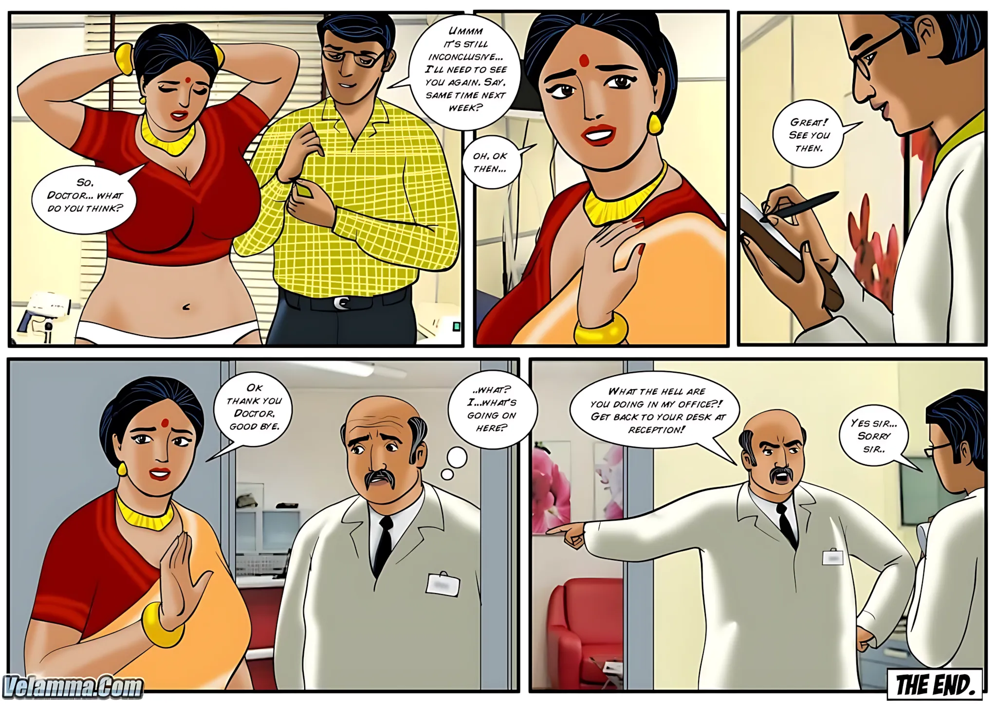 Velamma All Episodes Comics, 37 . Velamma - Episode 37 - A Sexy Visit To The Sex Doctor, page 31 of 31