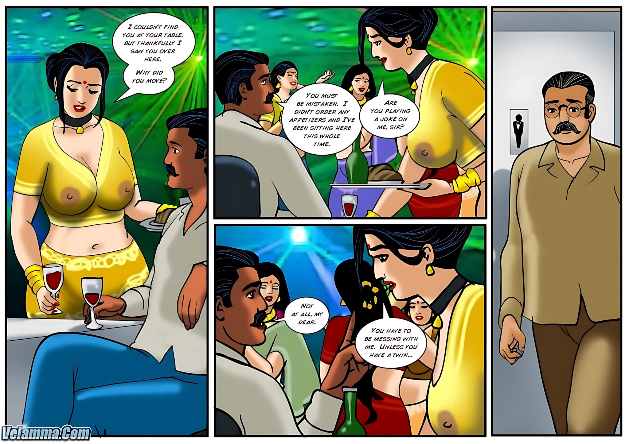 Velamma All Episodes Comics, 36 . Velamma - Episode 36 - Savita Bhabhi And Velamma In The Same Comic, page 3 of 31