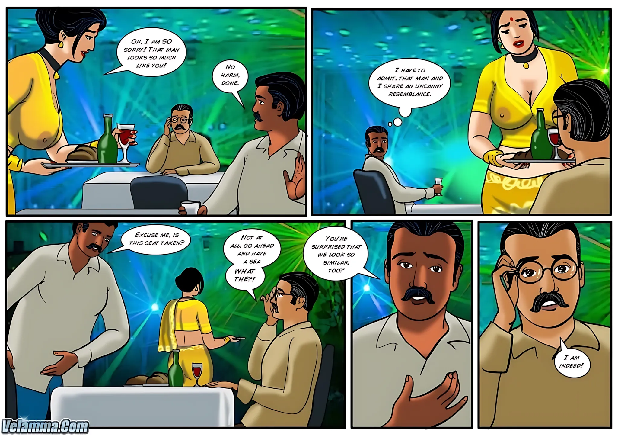 Velamma All Episodes Comics, 36 . Velamma - Episode 36 - Savita Bhabhi And Velamma In The Same Comic, page 4 of 31