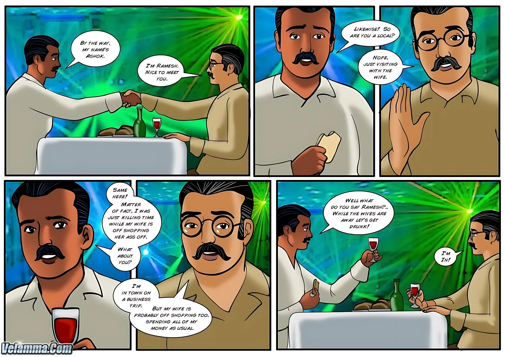 Velamma All Episodes Comics, 36 . Velamma - Episode 36 - Savita Bhabhi And Velamma In The Same Comic, page 5 of 31
