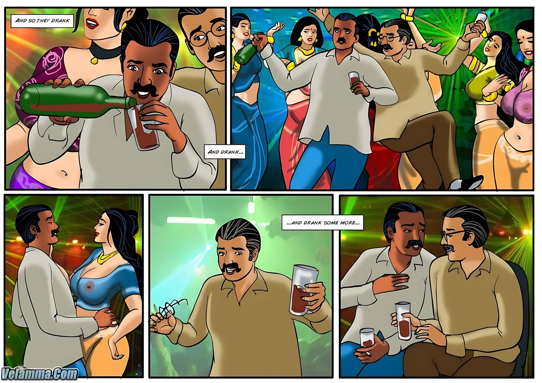 Velamma All Episodes Comics, 36 . Velamma - Episode 36 - Savita Bhabhi And Velamma In The Same Comic, page 6 of 31