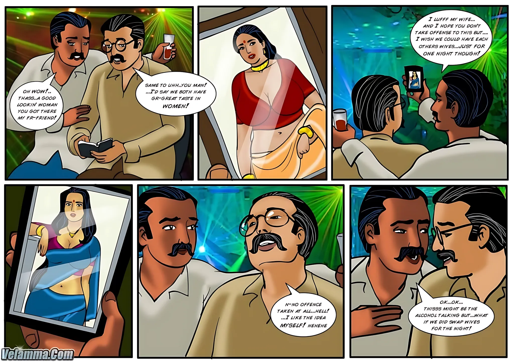 Velamma All Episodes Comics, 36 . Velamma - Episode 36 - Savita Bhabhi And Velamma In The Same Comic, page 7 of 31