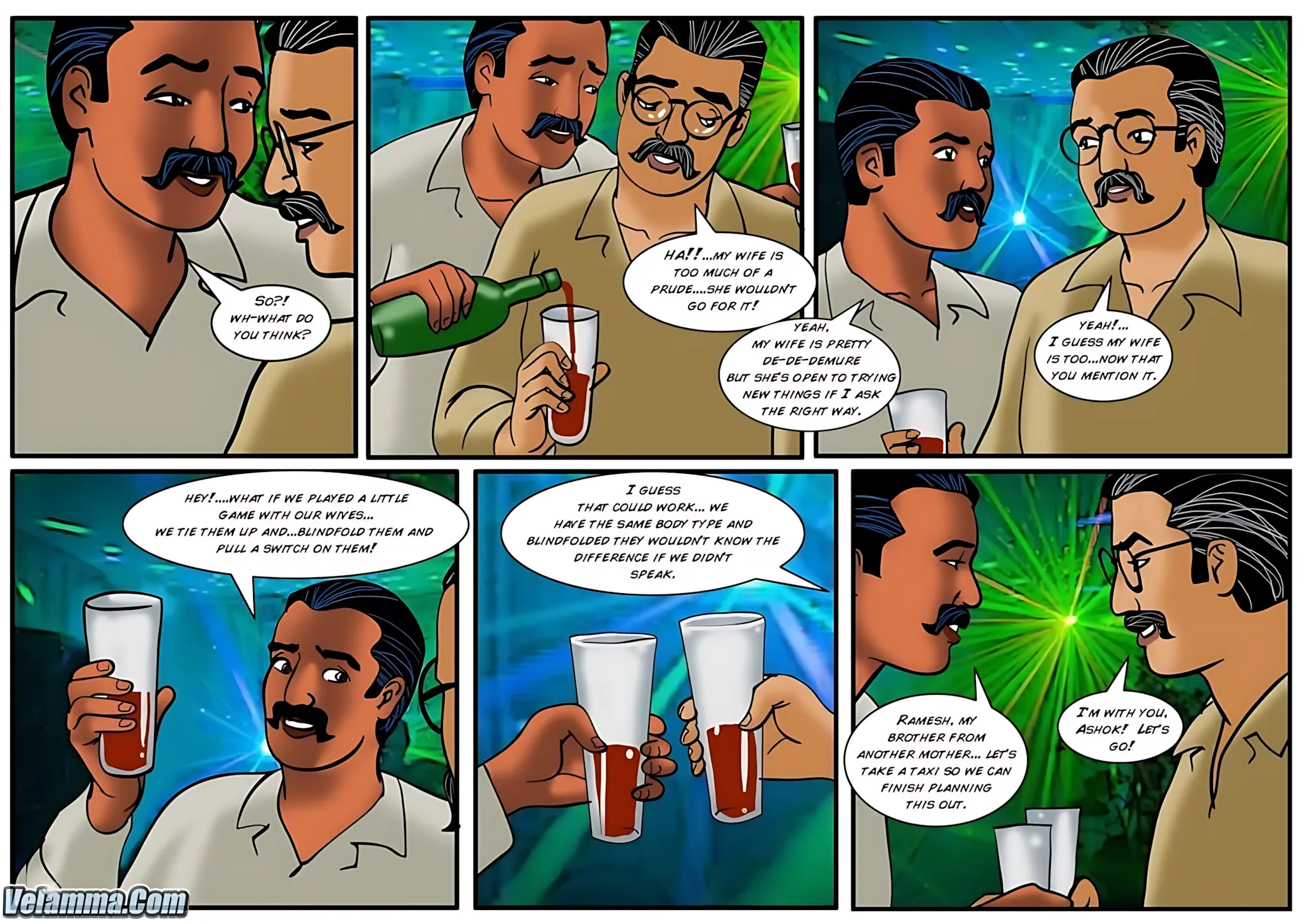 Velamma All Episodes Comics, 36 . Velamma - Episode 36 - Savita Bhabhi And Velamma In The Same Comic, page 8 of 31
