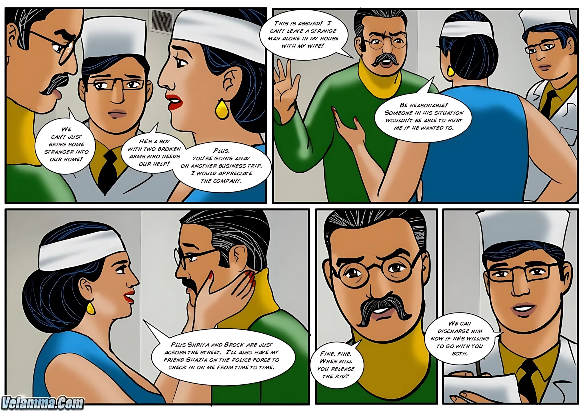 Velamma All Episodes Comics, 35 . Velamma - Episode 35 - The Accident, page 11 of 30