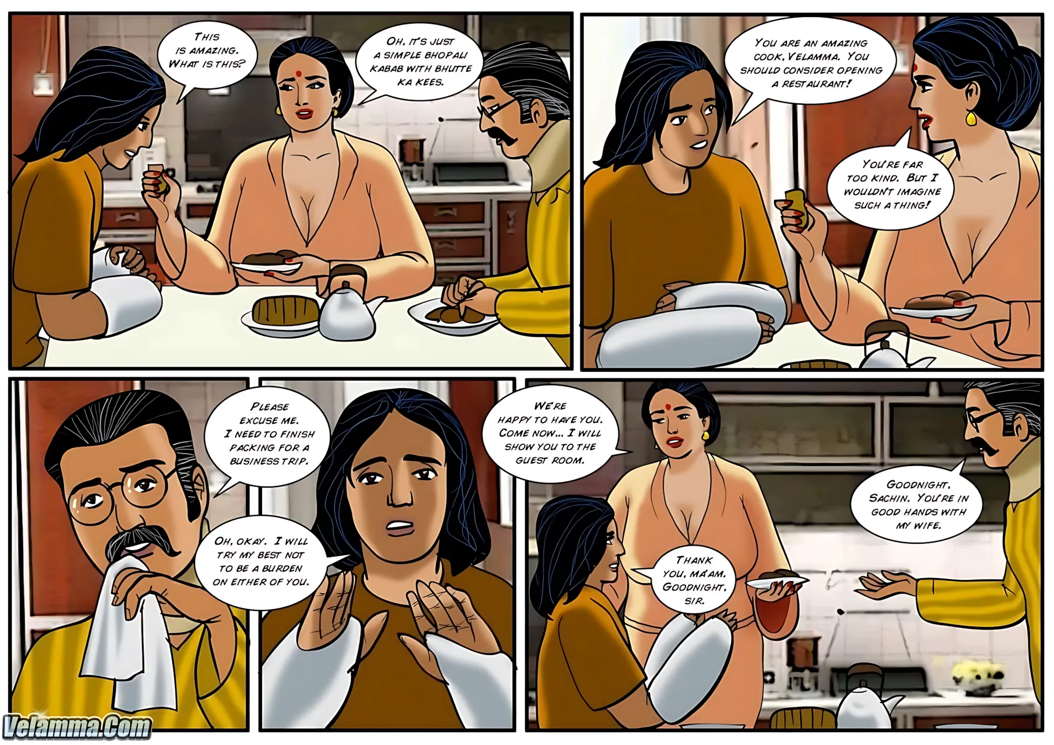 Velamma All Episodes Comics, 35 . Velamma - Episode 35 - The Accident, page 13 of 30