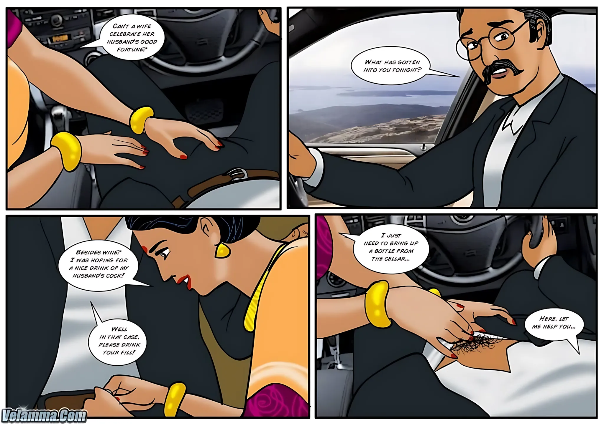 Velamma All Episodes Comics, 35 . Velamma - Episode 35 - The Accident, page 3 of 30