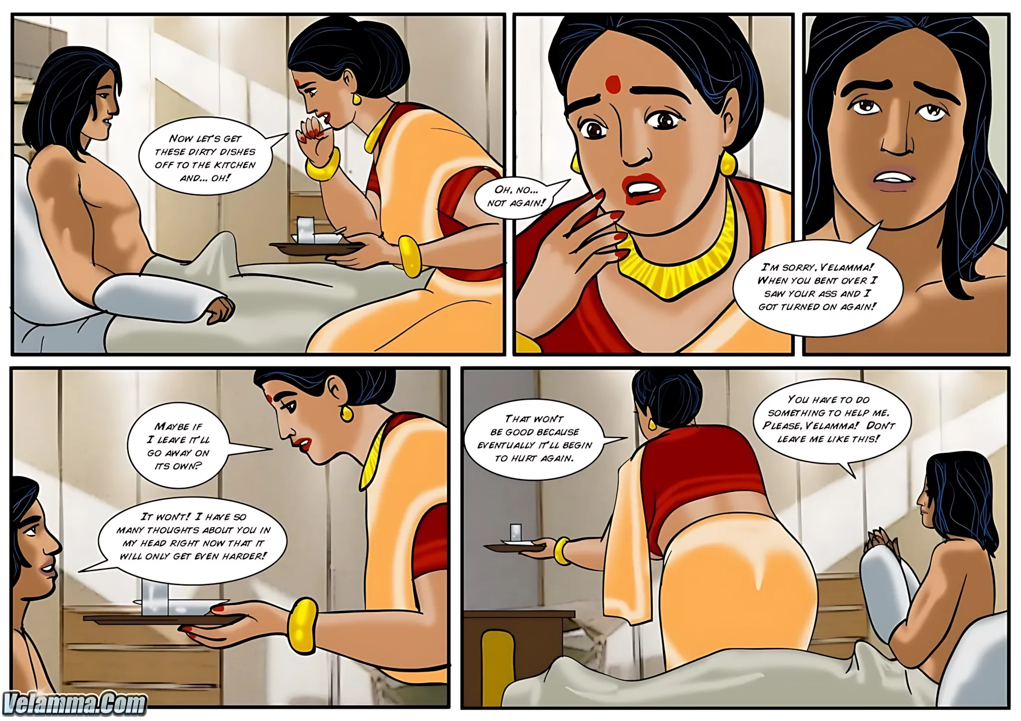 Velamma All Episodes Comics, 35 . Velamma - Episode 35 - The Accident, page 22 of 30