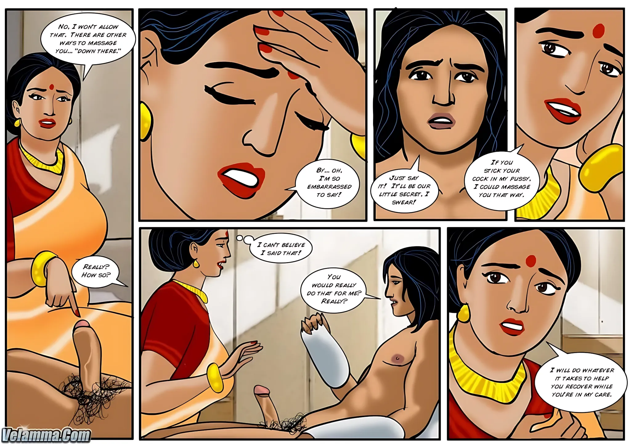 Velamma All Episodes Comics, 35 . Velamma - Episode 35 - The Accident, page 25 of 30