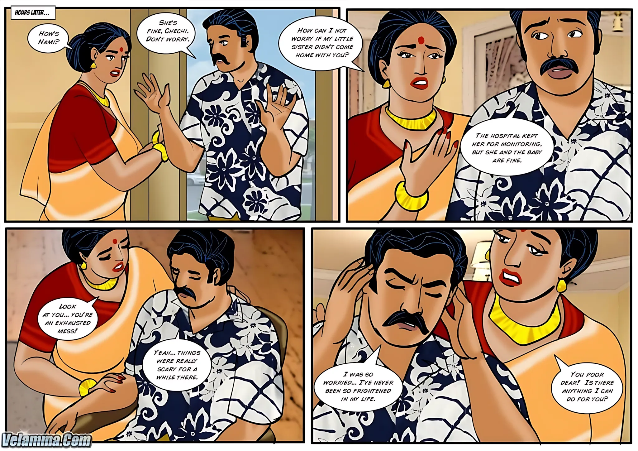 Velamma All Episodes Comics, 34 . Velamma - Episode 34 - Another Family Affair, page 12 of 28
