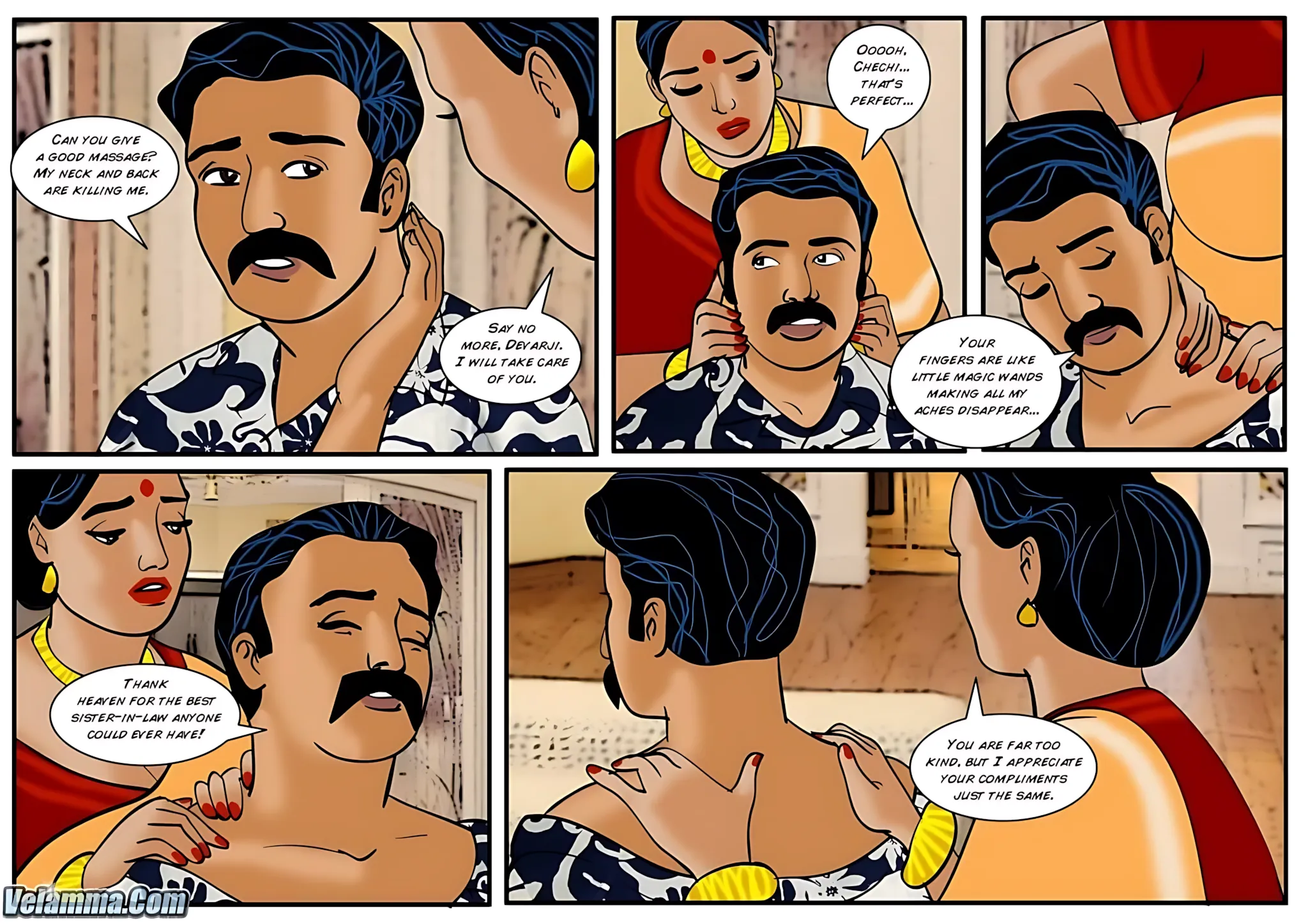 Velamma All Episodes Comics, 34 . Velamma - Episode 34 - Another Family Affair, page 13 of 28