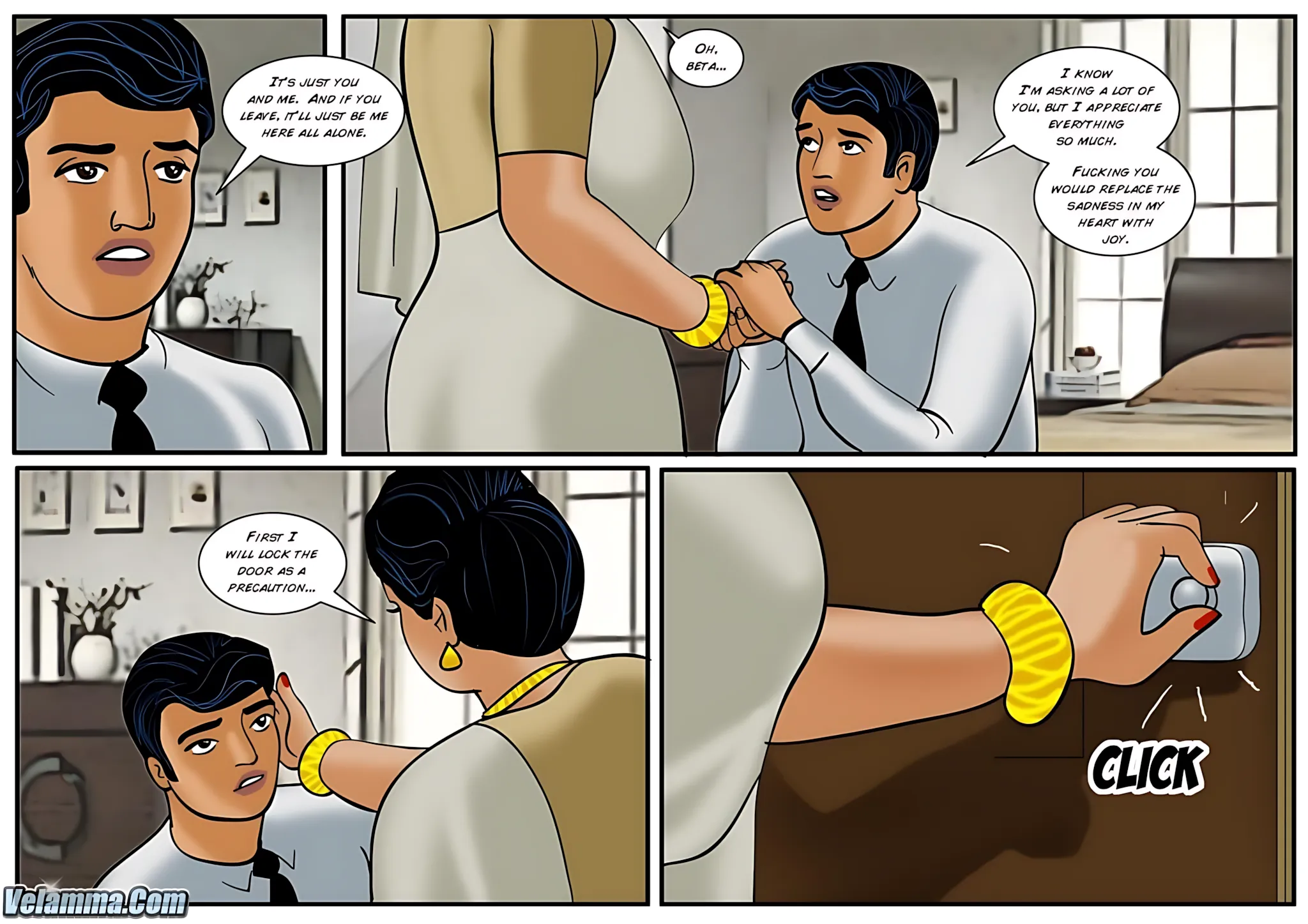Velamma All Episodes Comics, 33 . Velamma - Episode 33 - The Funeral, page 14 of 31