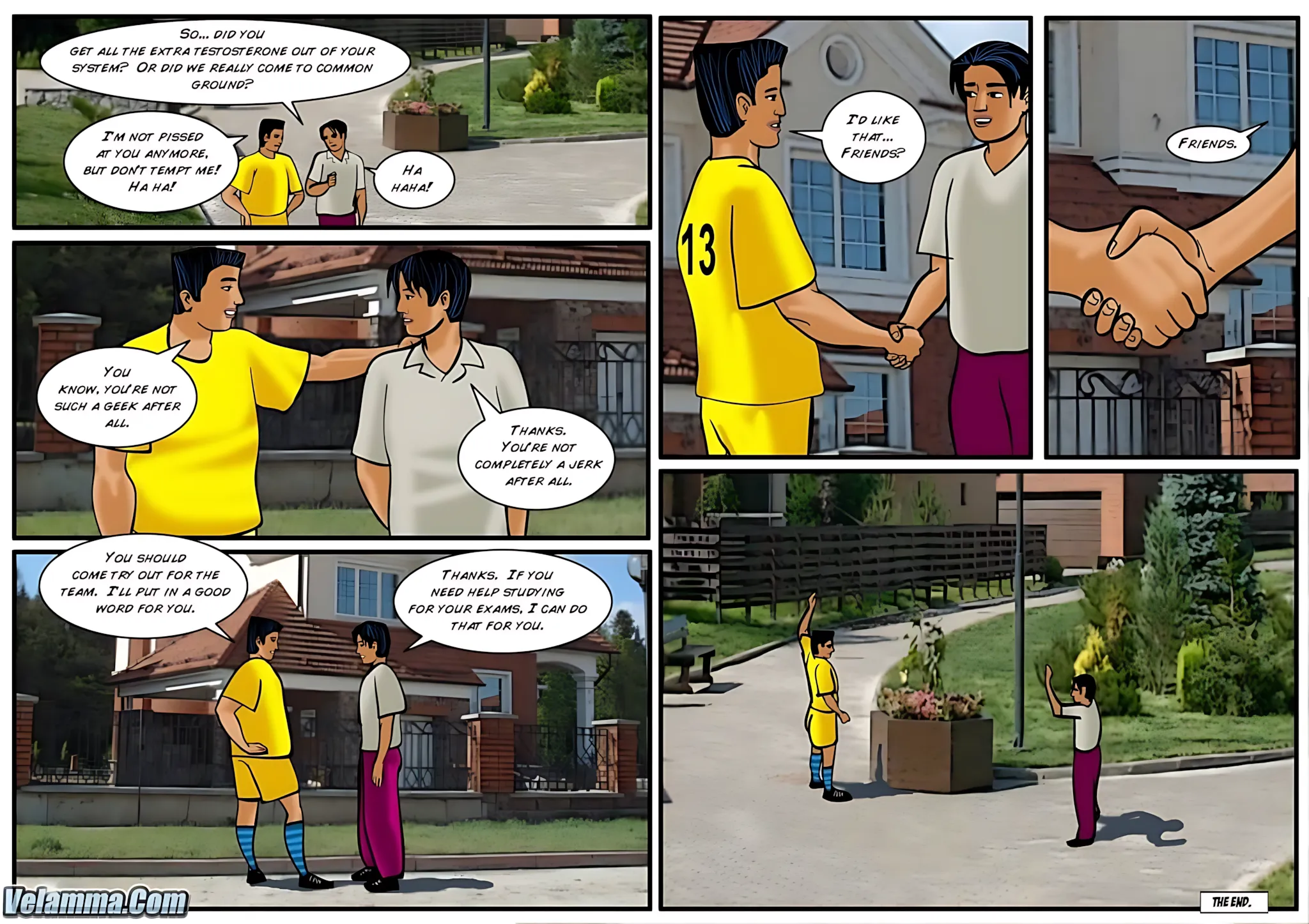 Velamma All Episodes Comics, 32 . Velamma - Episode 32 - The Peacemaker, page 31 of 31