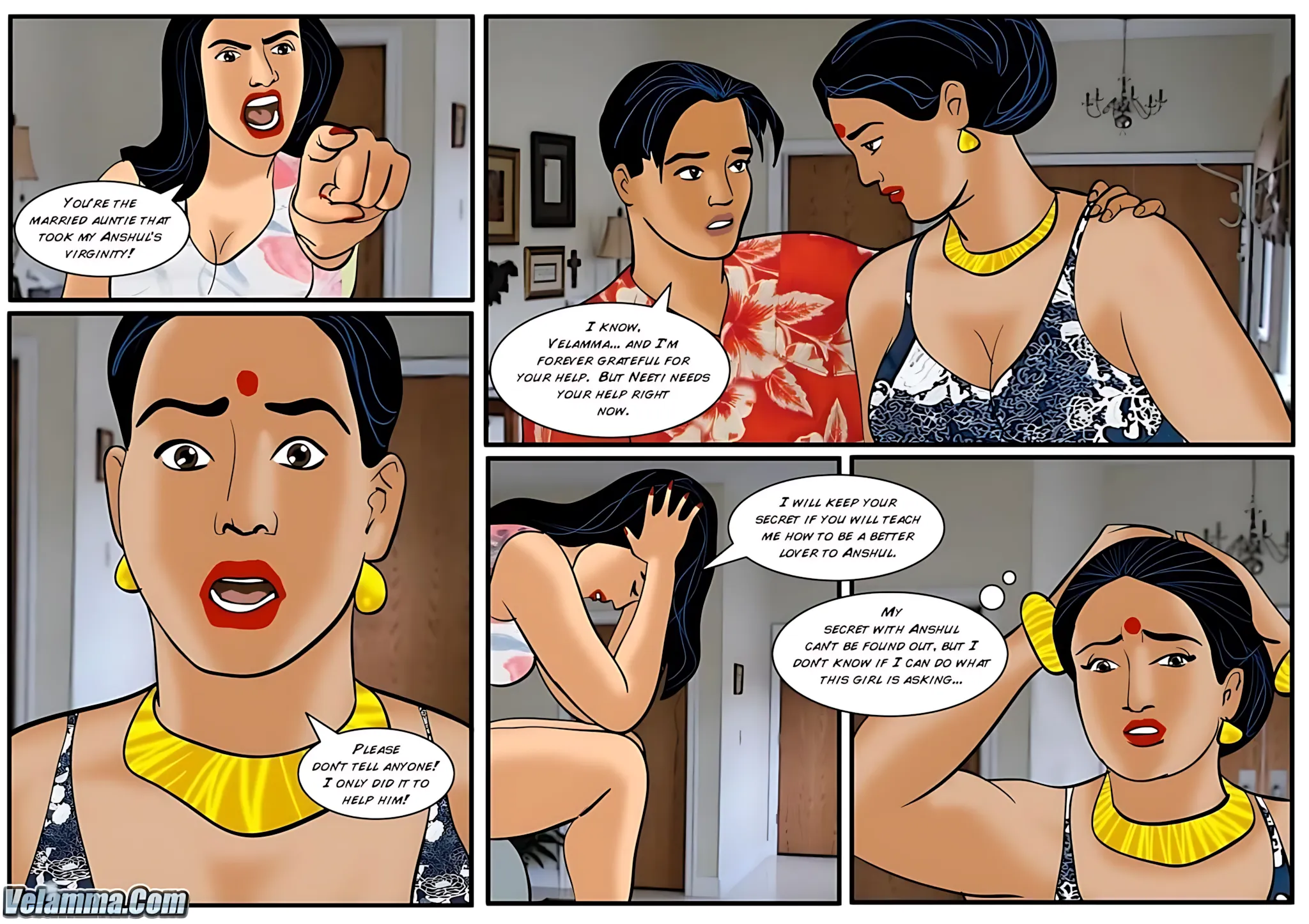 Velamma All Episodes Comics, 30 . Velamma - Episode 30 - Virgin School, page 15 of 31