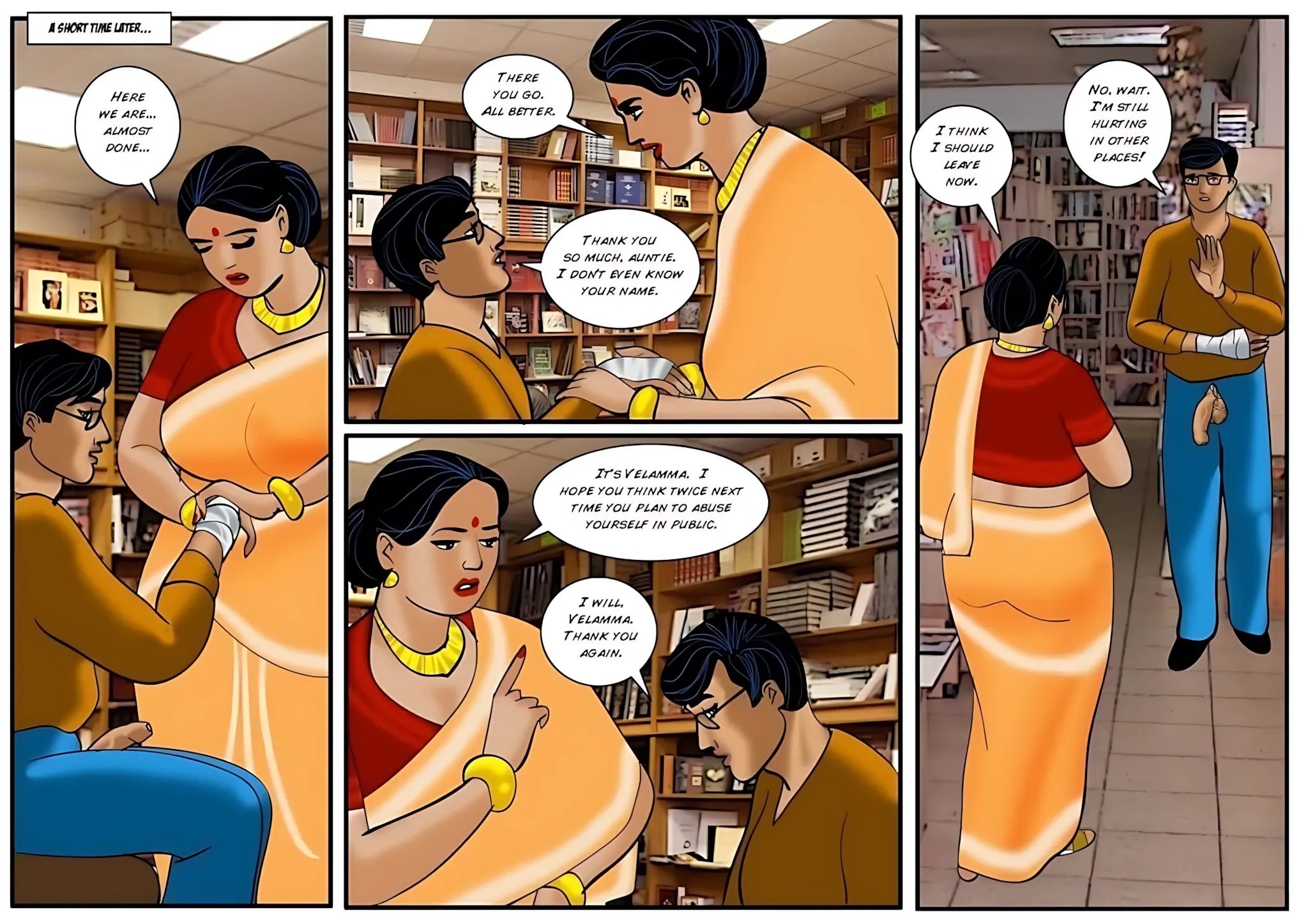 Velamma All Episodes Comics, 29 . Velamma - Episode 29 - Between The Pages, page 18 of 32