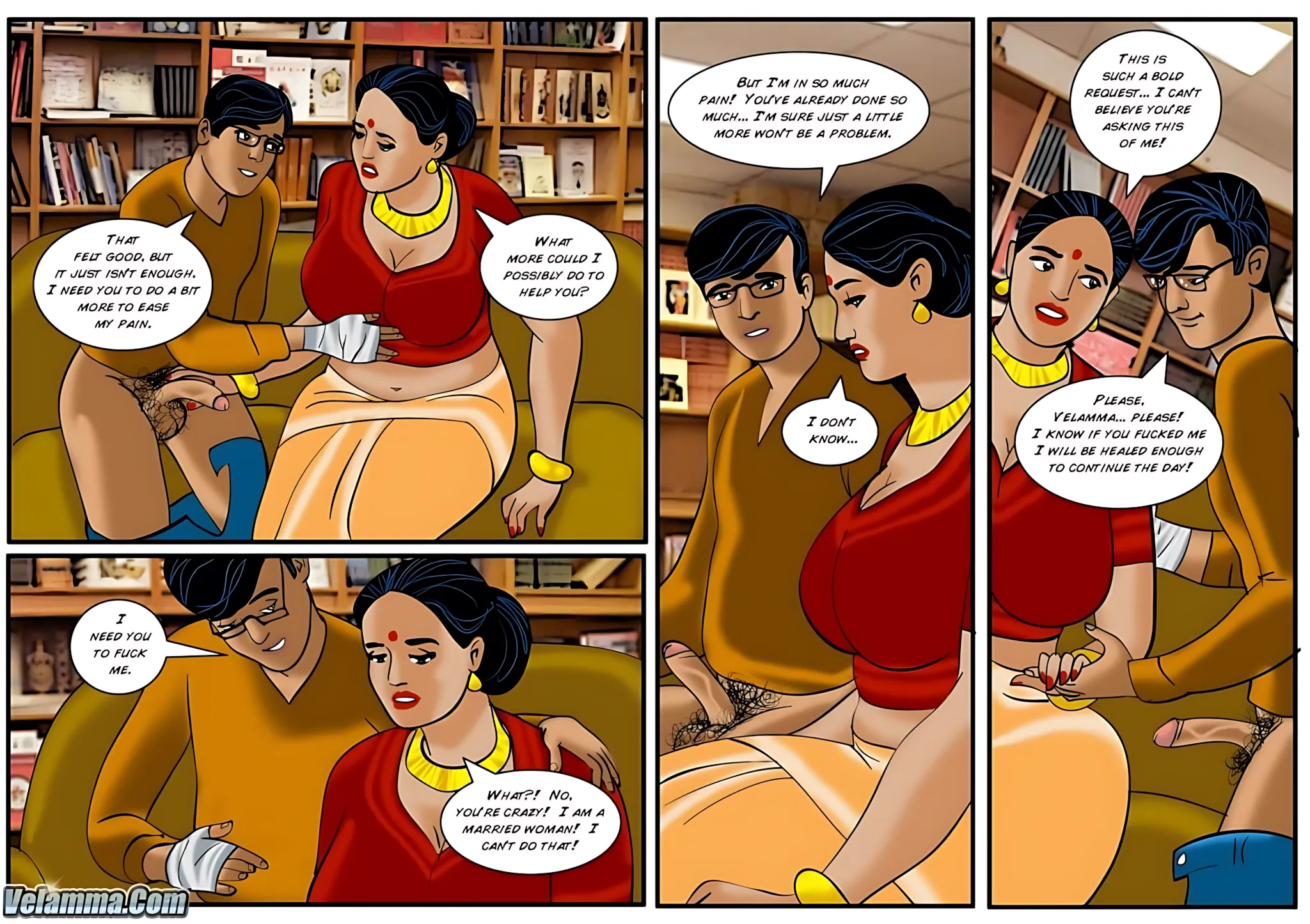 Velamma All Episodes Comics, 29 . Velamma - Episode 29 - Between The Pages, page 25 of 32