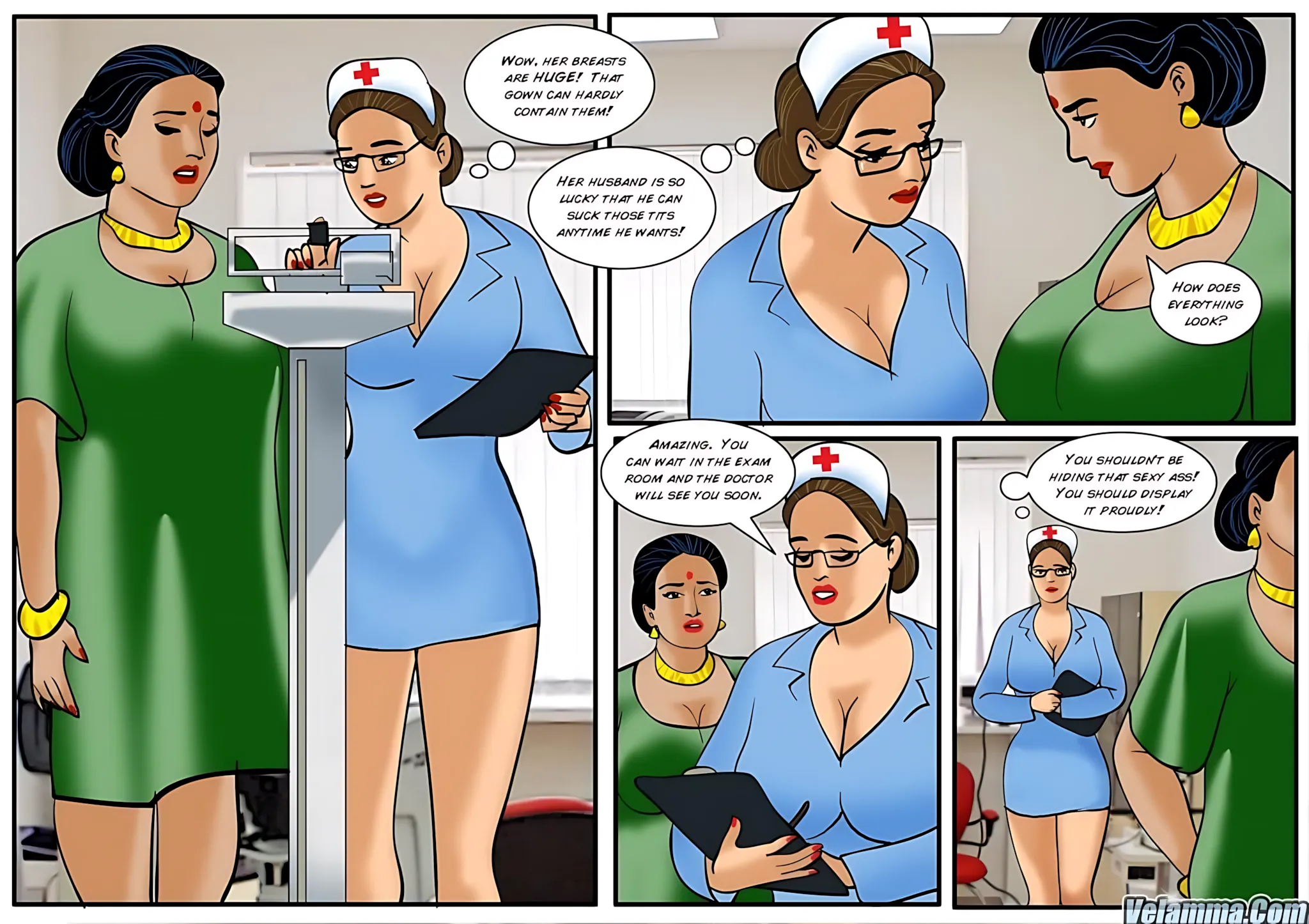 Velamma All Episodes Comics, 28 . Velamma - Episode 28 - Doctor Visit, page 5 of 31