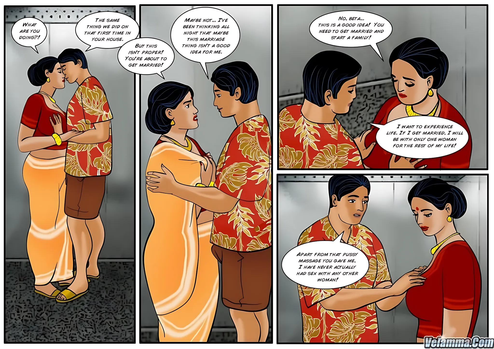 Velamma All Episodes Comics, 27 . Velamma - Episode 27 - His Wedding Day, page 17 of 31