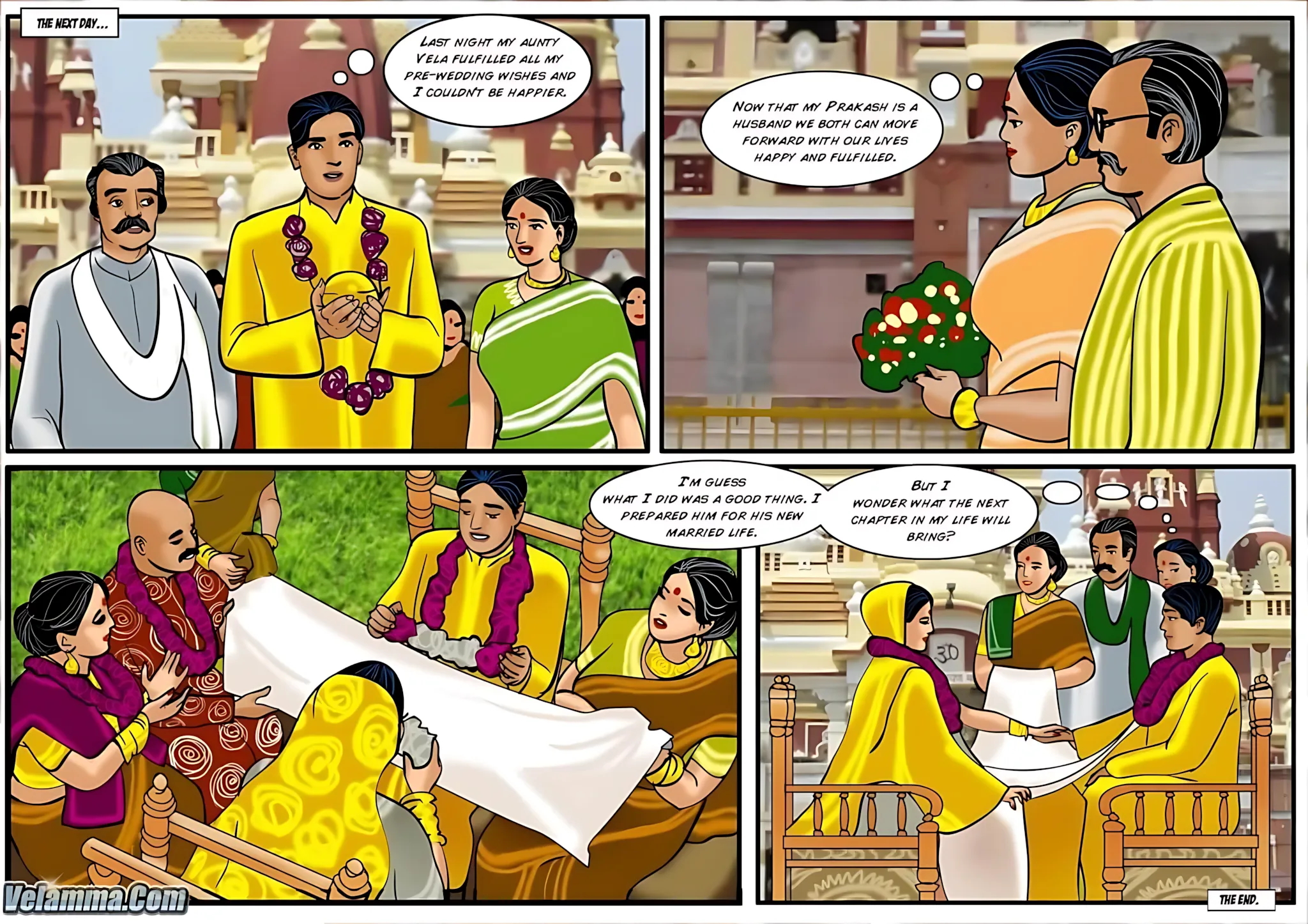 Velamma All Episodes Comics, 27 . Velamma - Episode 27 - His Wedding Day, page 31 of 31