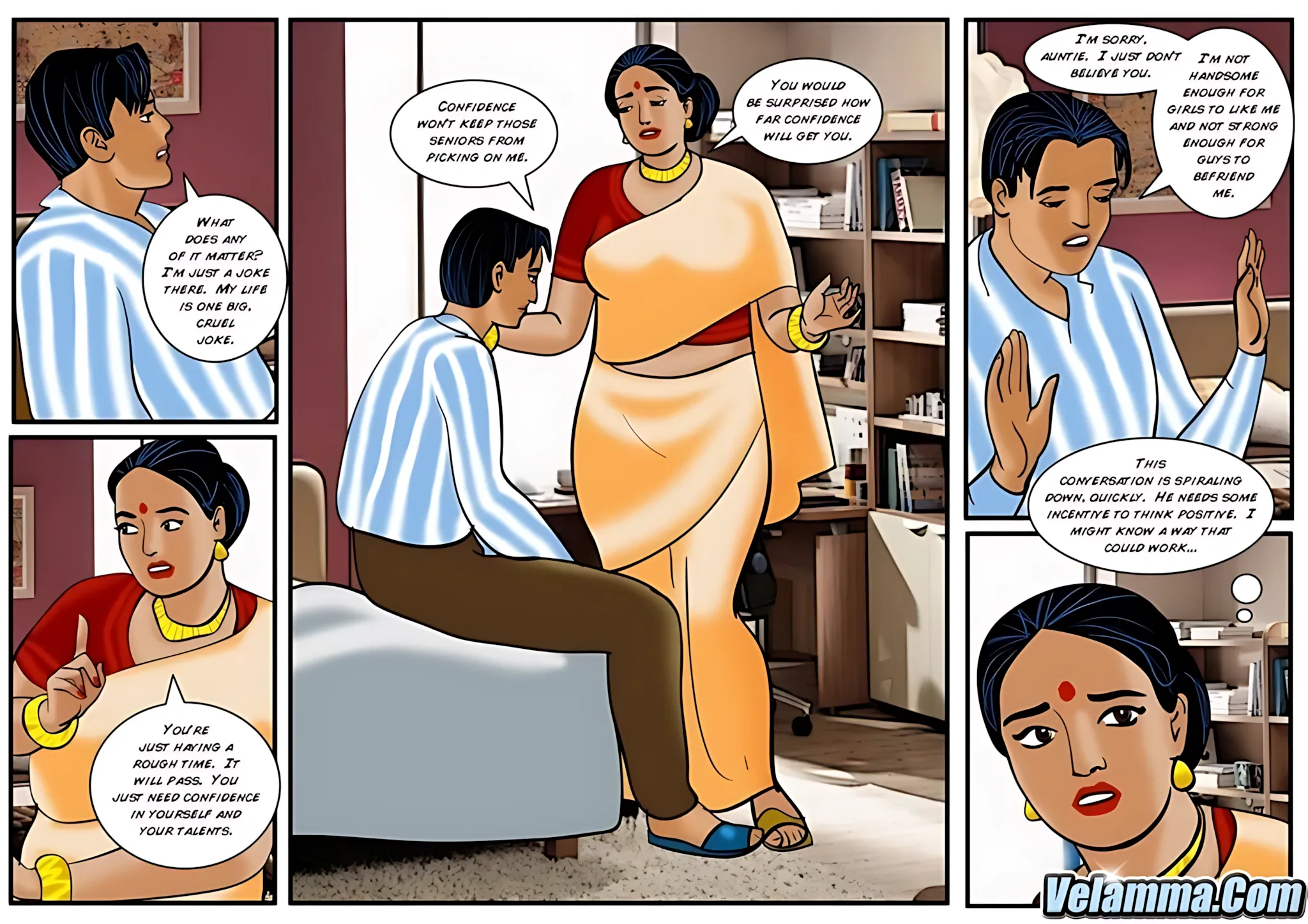 Velamma All Episodes Comics, 26 . Velamma - Episode 26 - Good Influences, page 11 of 31
