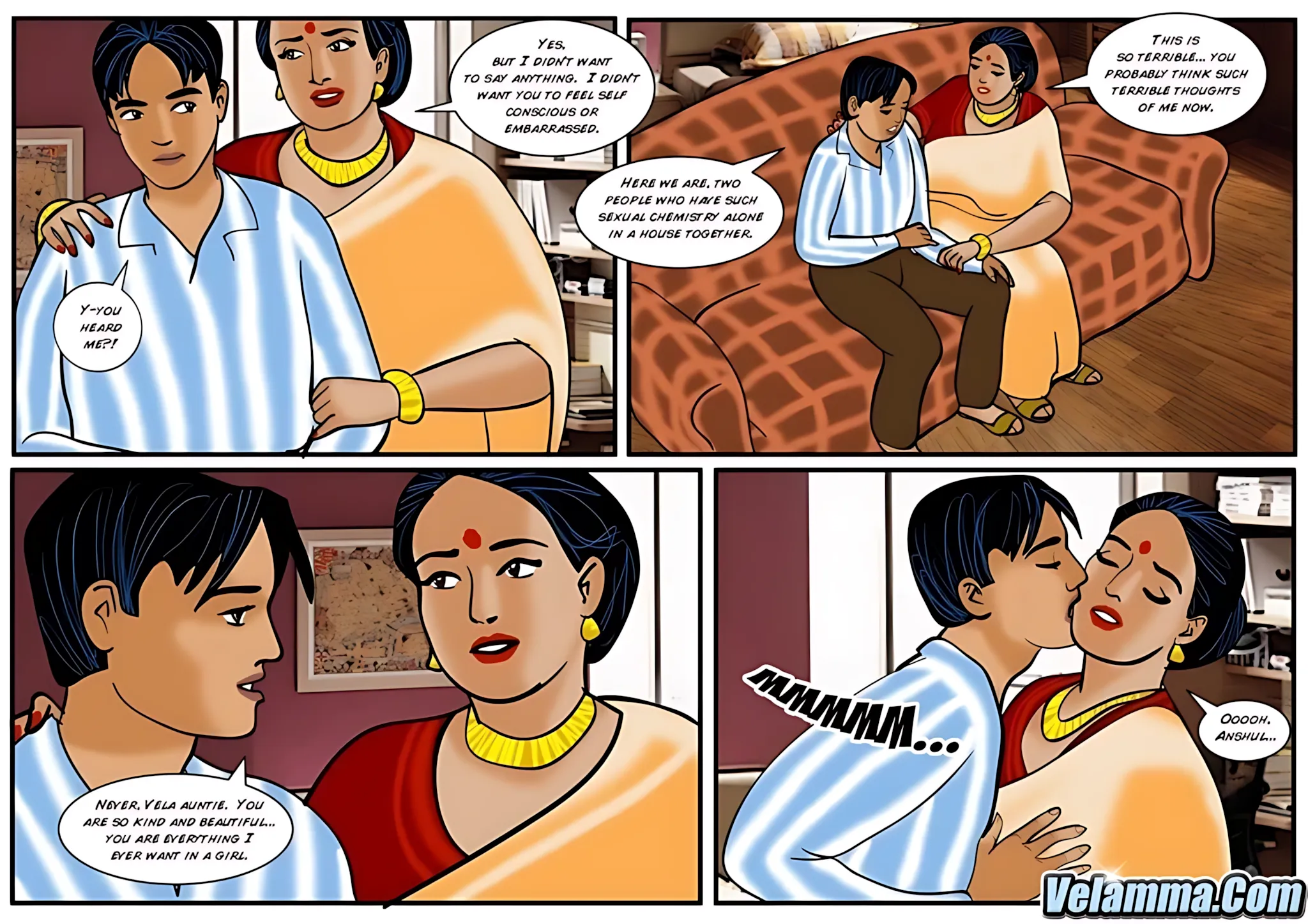 Velamma All Episodes Comics, 26 . Velamma - Episode 26 - Good Influences, page 13 of 31