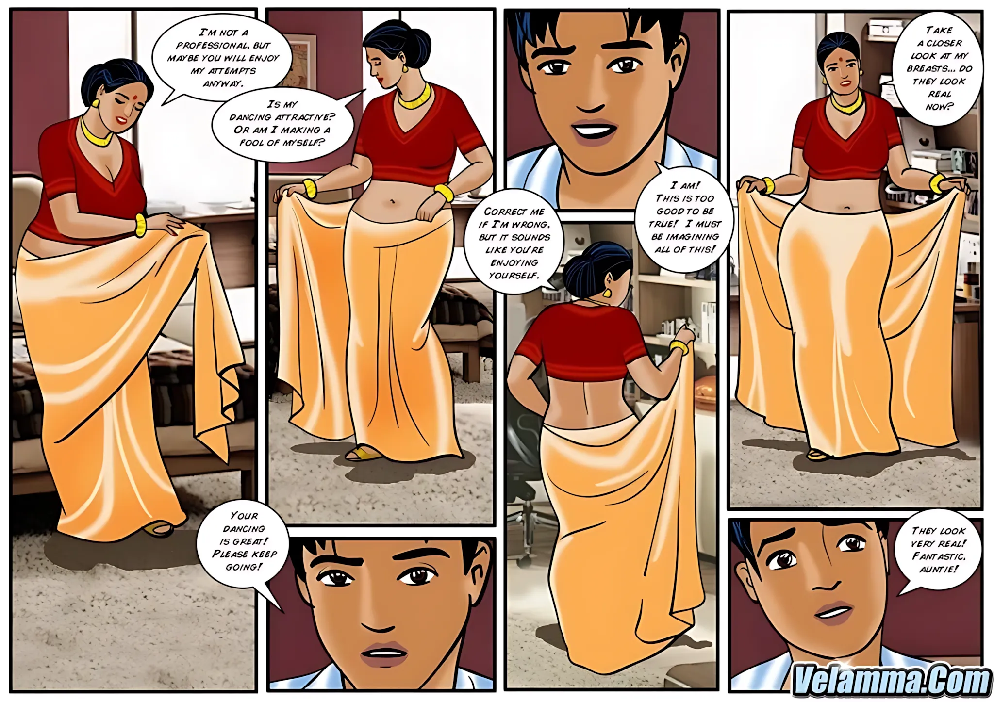 Velamma All Episodes Comics, 26 . Velamma - Episode 26 - Good Influences, page 15 of 31