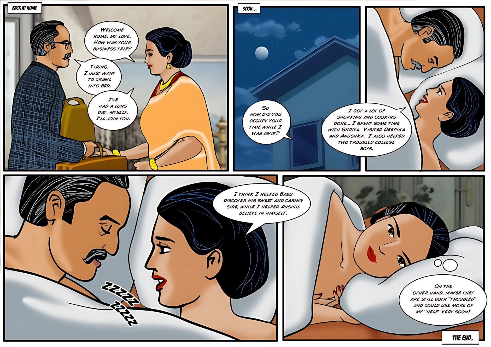 Velamma All Episodes Comics, 26 . Velamma - Episode 26 - Good Influences, page 31 of 31