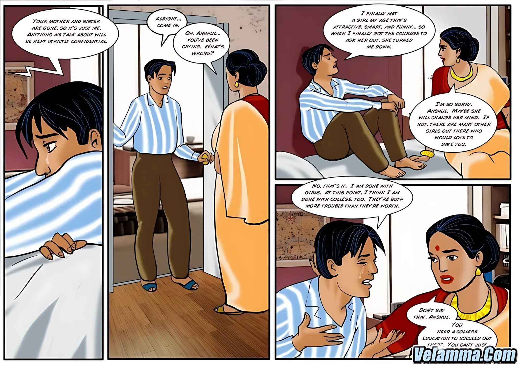 Velamma All Episodes Comics, 26 . Velamma - Episode 26 - Good Influences, page 10 of 31