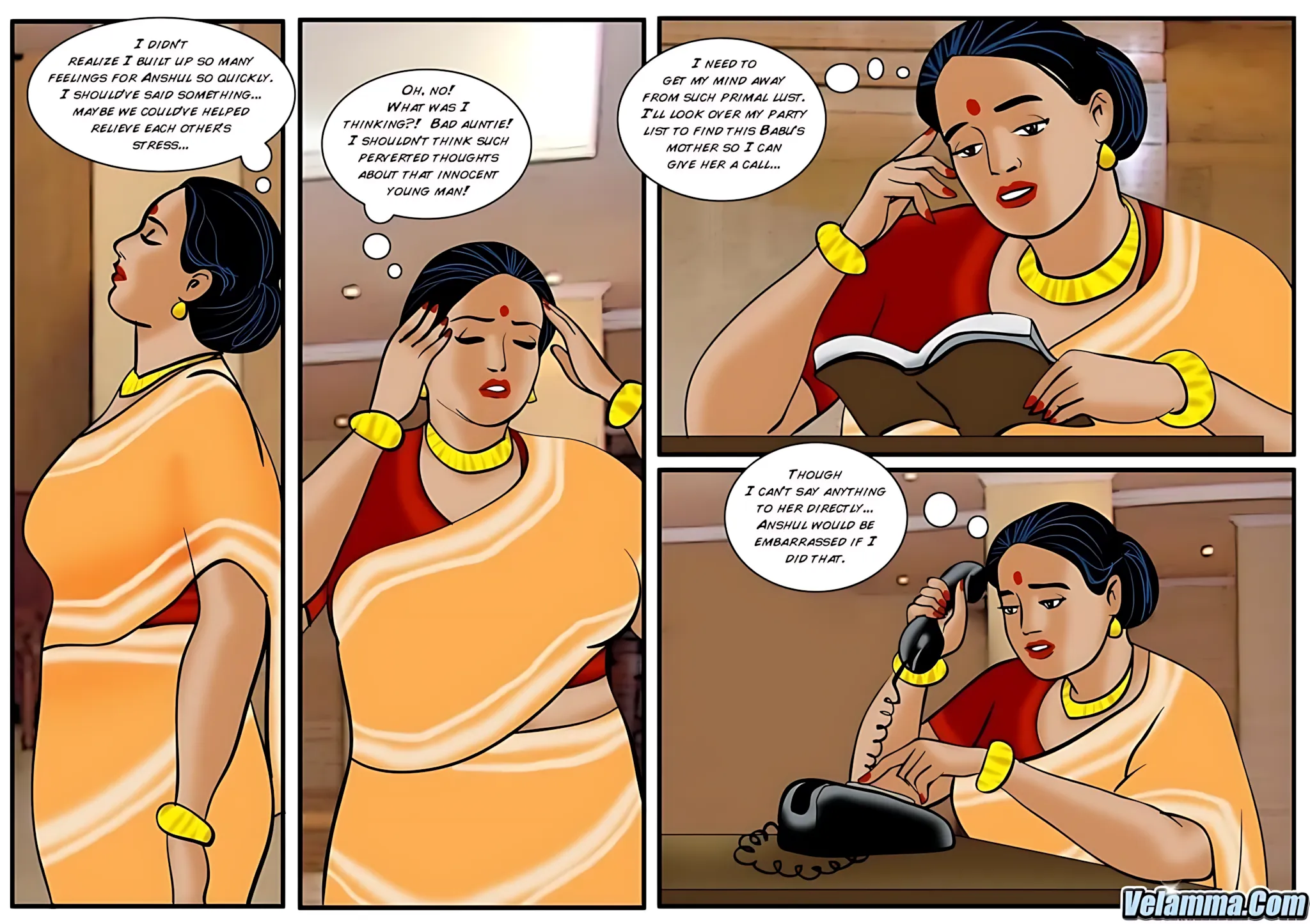 Velamma All Episodes Comics, 25 . Velamma - Episode 25 - Babu The Bully, page 12 of 31