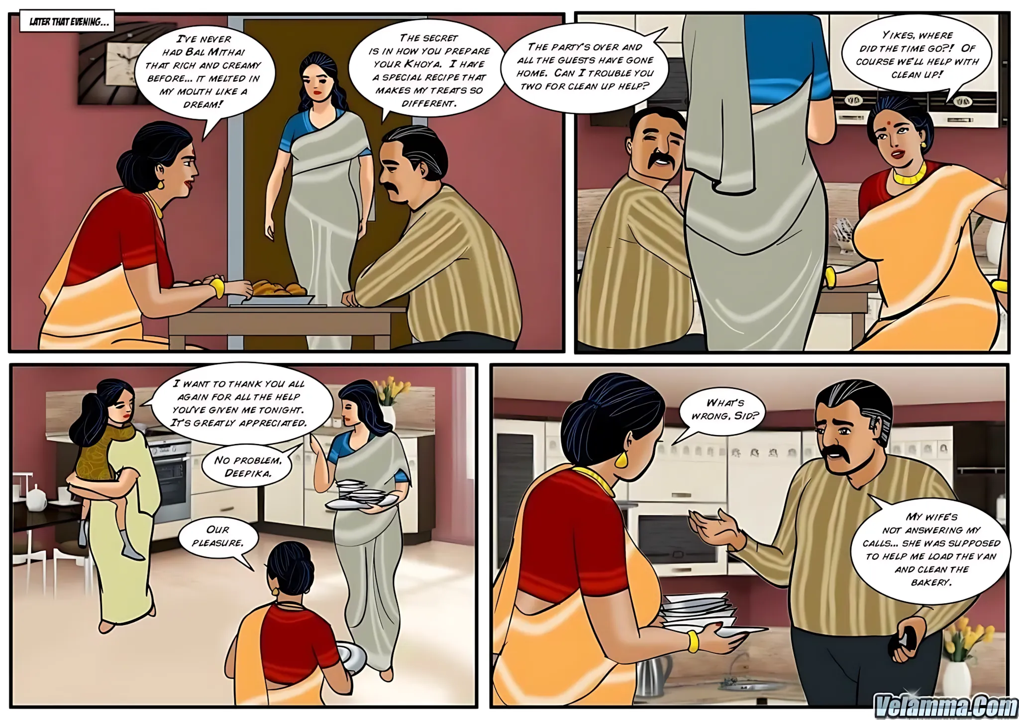 Velamma All Episodes Comics, 24 . Velamma - Episode 24 - Cooking With Ass, page 16 of 30