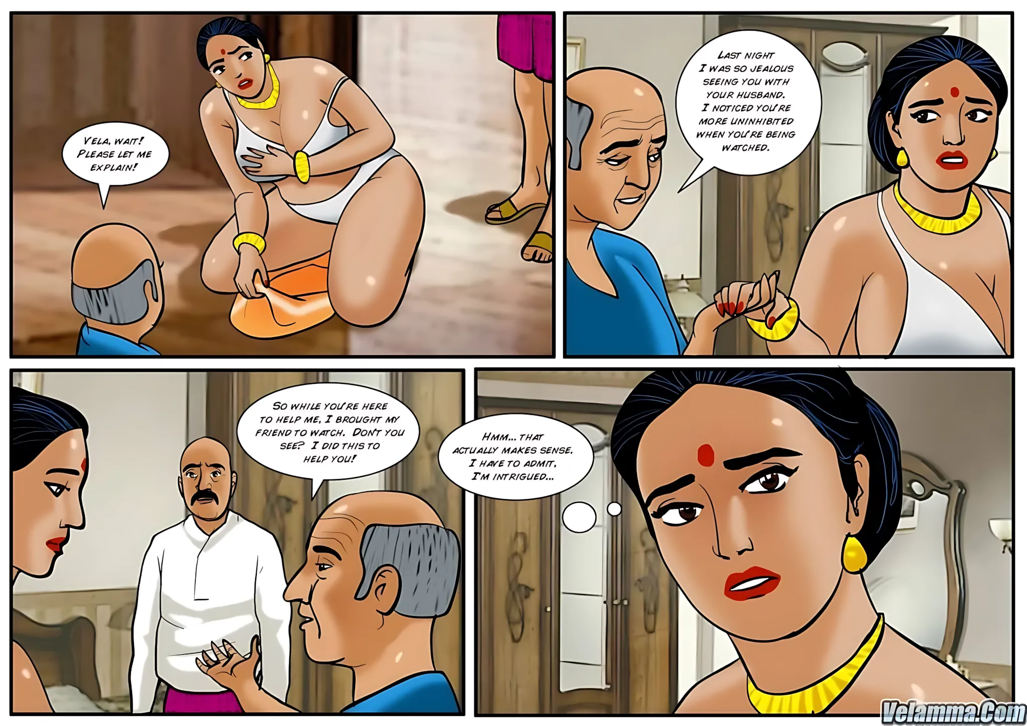 Velamma All Episodes Comics, 23 . Velamma - Episode 23 - Dessert For Three, page 13 of 31