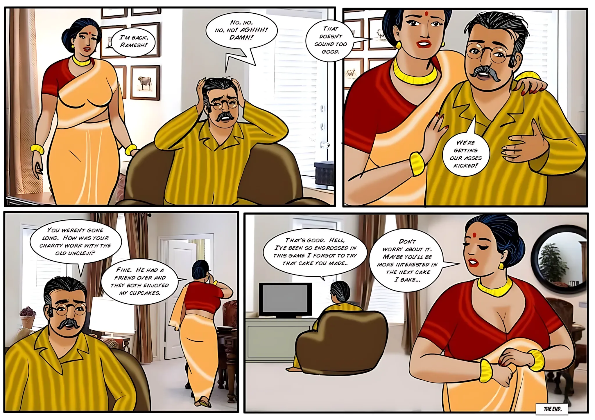 Velamma All Episodes Comics, 23 . Velamma - Episode 23 - Dessert For Three, page 31 of 31