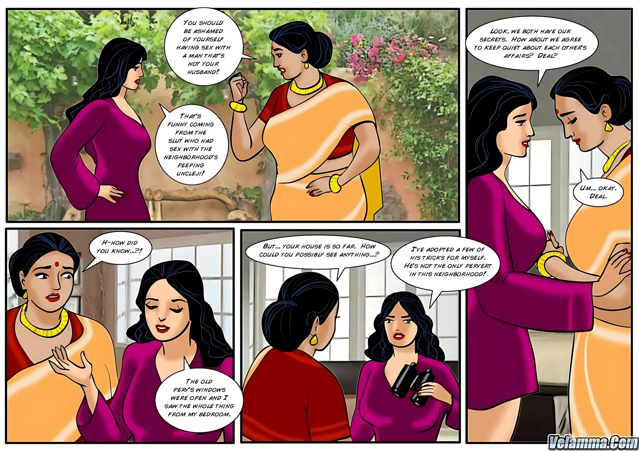 Velamma All Episodes Comics, 22 . Velamma - Episode 22 - Three's Company, page 14 of 31
