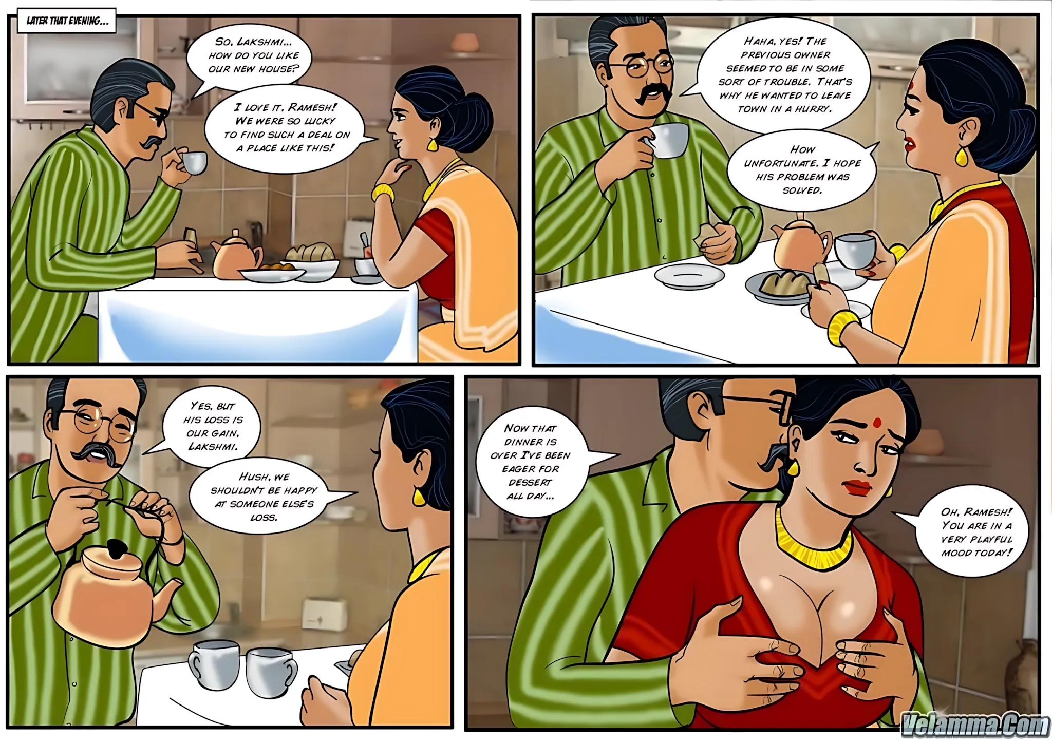 Velamma All Episodes Comics, 20 . Velamma - Episode 20 - Payback, page 3 of 28