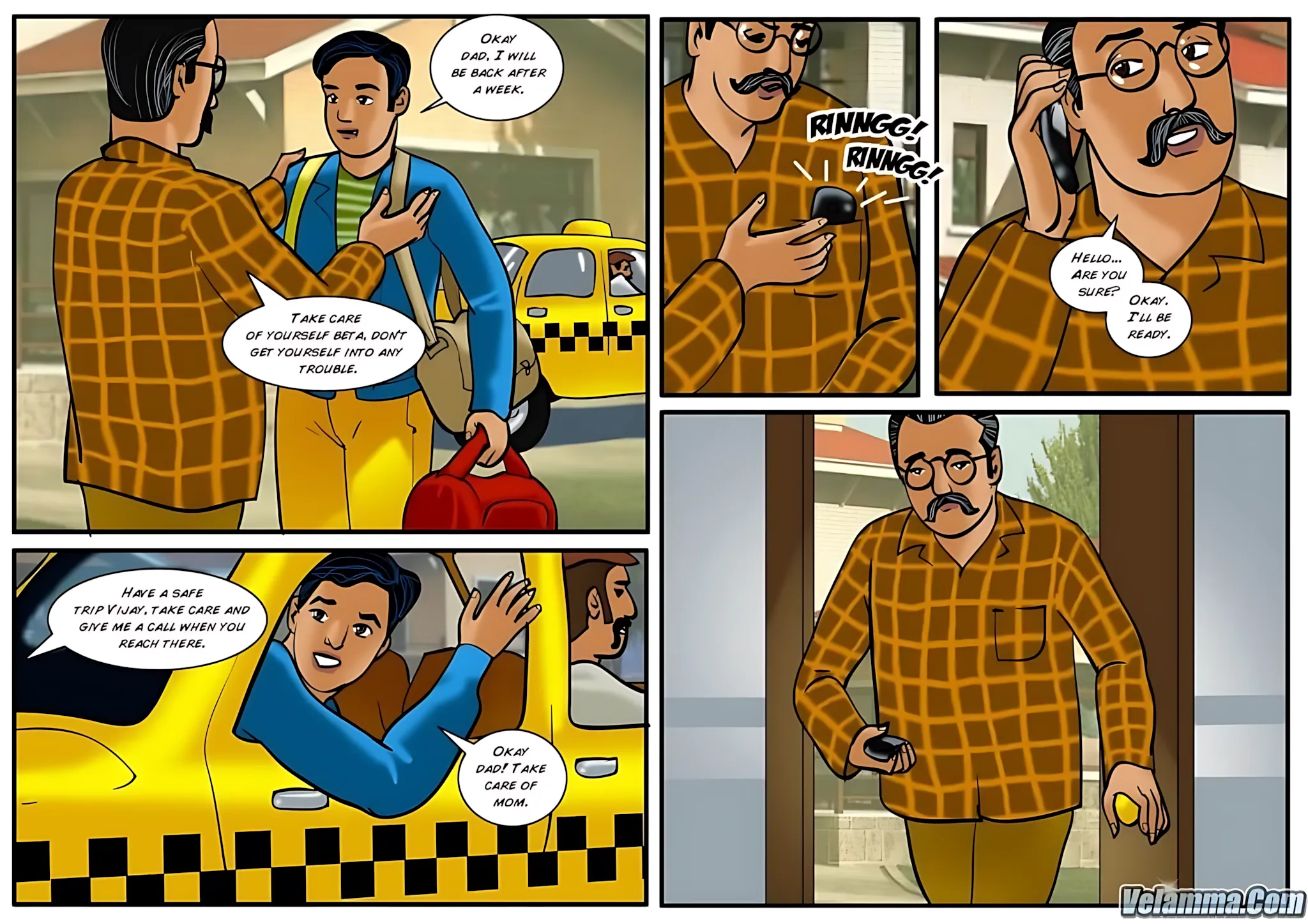 Velamma All Episodes Comics, 19 . Velamma - Episode 19 - House Play, page 3 of 26