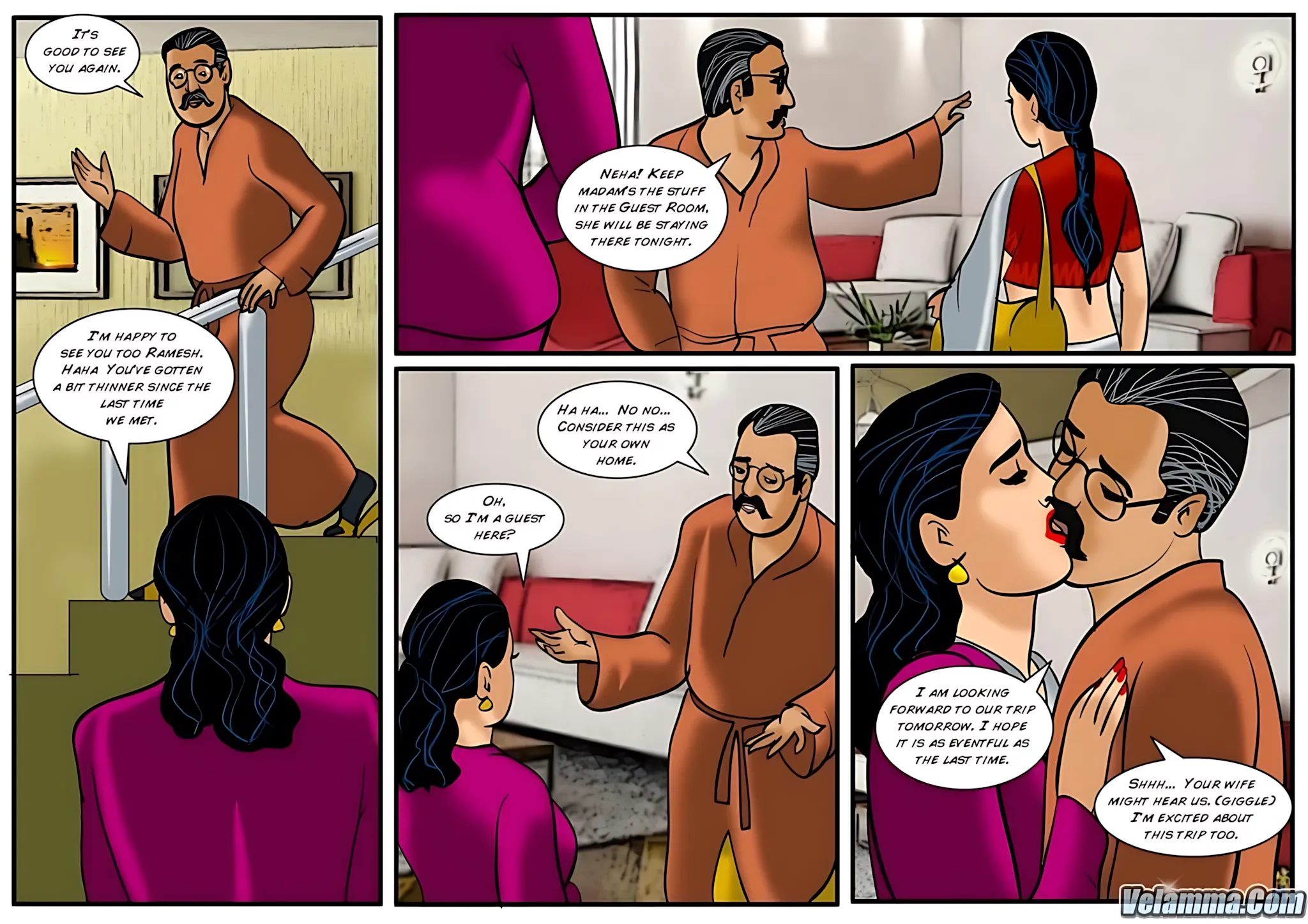 Velamma All Episodes Comics, 19 . Velamma - Episode 19 - House Play, page 5 of 26