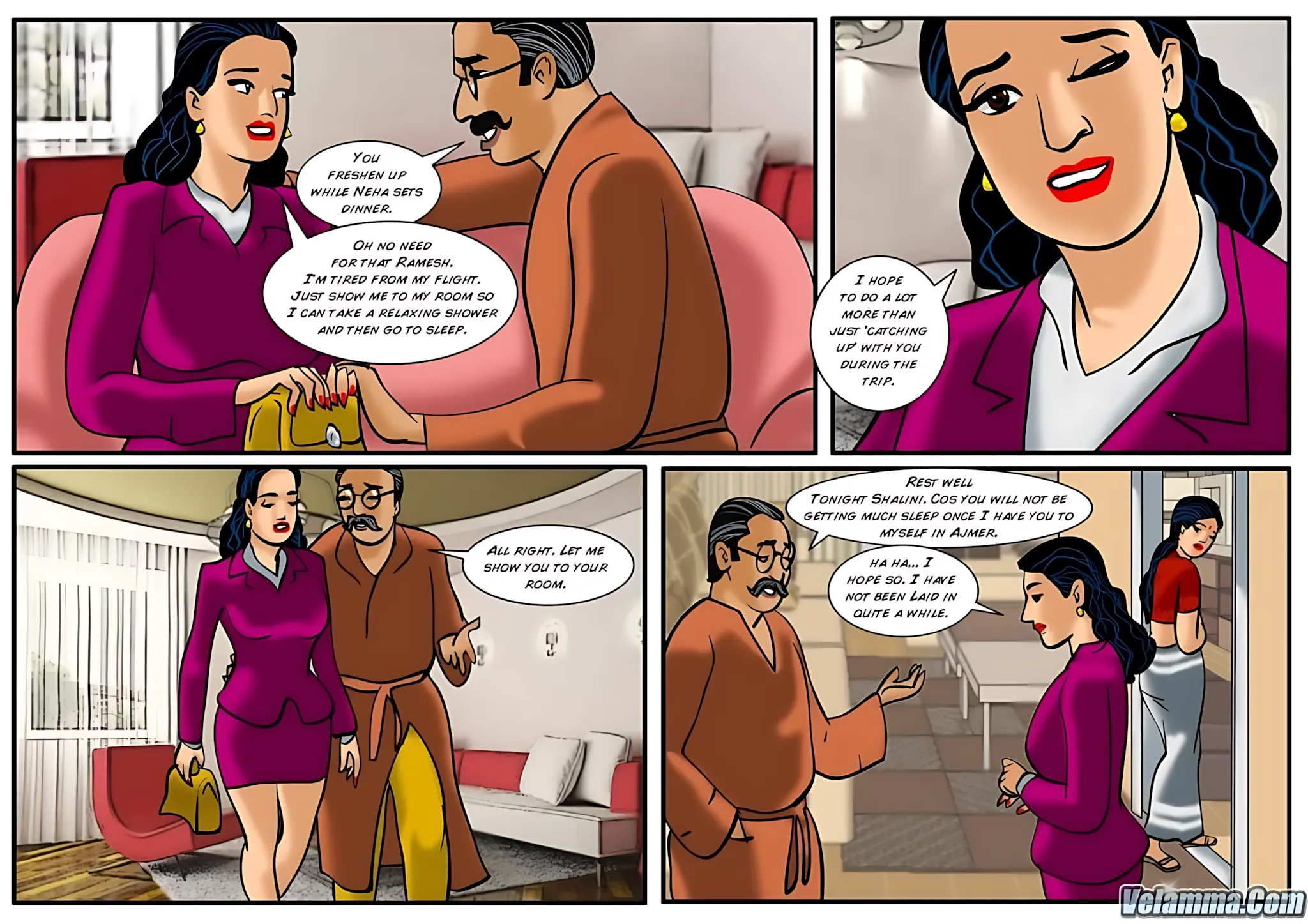 Velamma All Episodes Comics, 19 . Velamma - Episode 19 - House Play, page 6 of 26