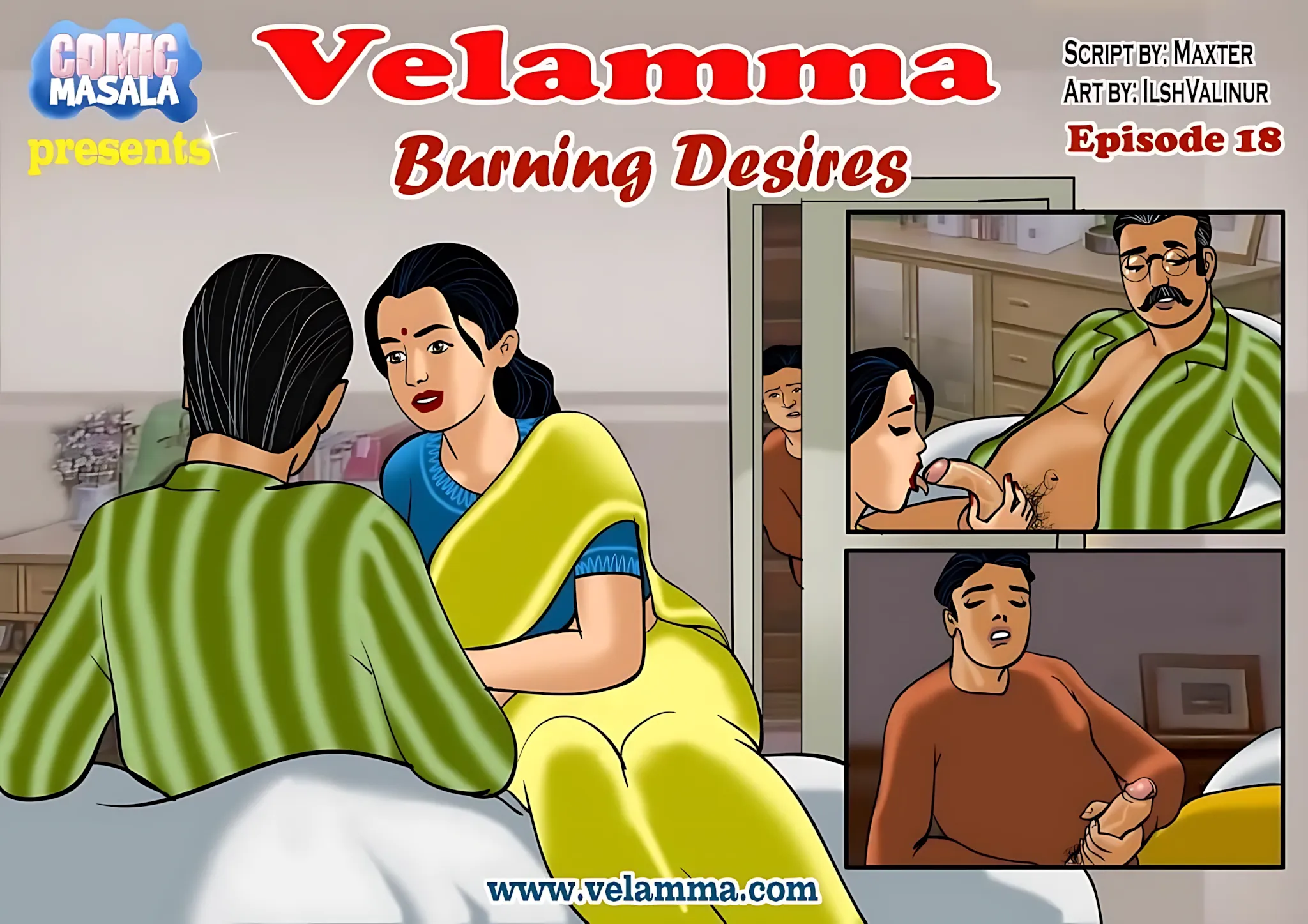 Velamma All Episodes Comics, 18 . Velamma - Episode 18 - Burning Desires, page 1 of 29