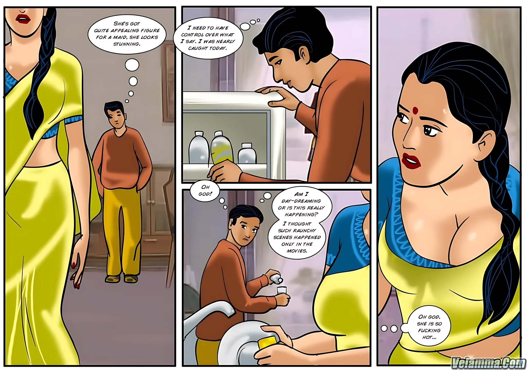 Velamma All Episodes Comics, 18 . Velamma - Episode 18 - Burning Desires, page 4 of 29