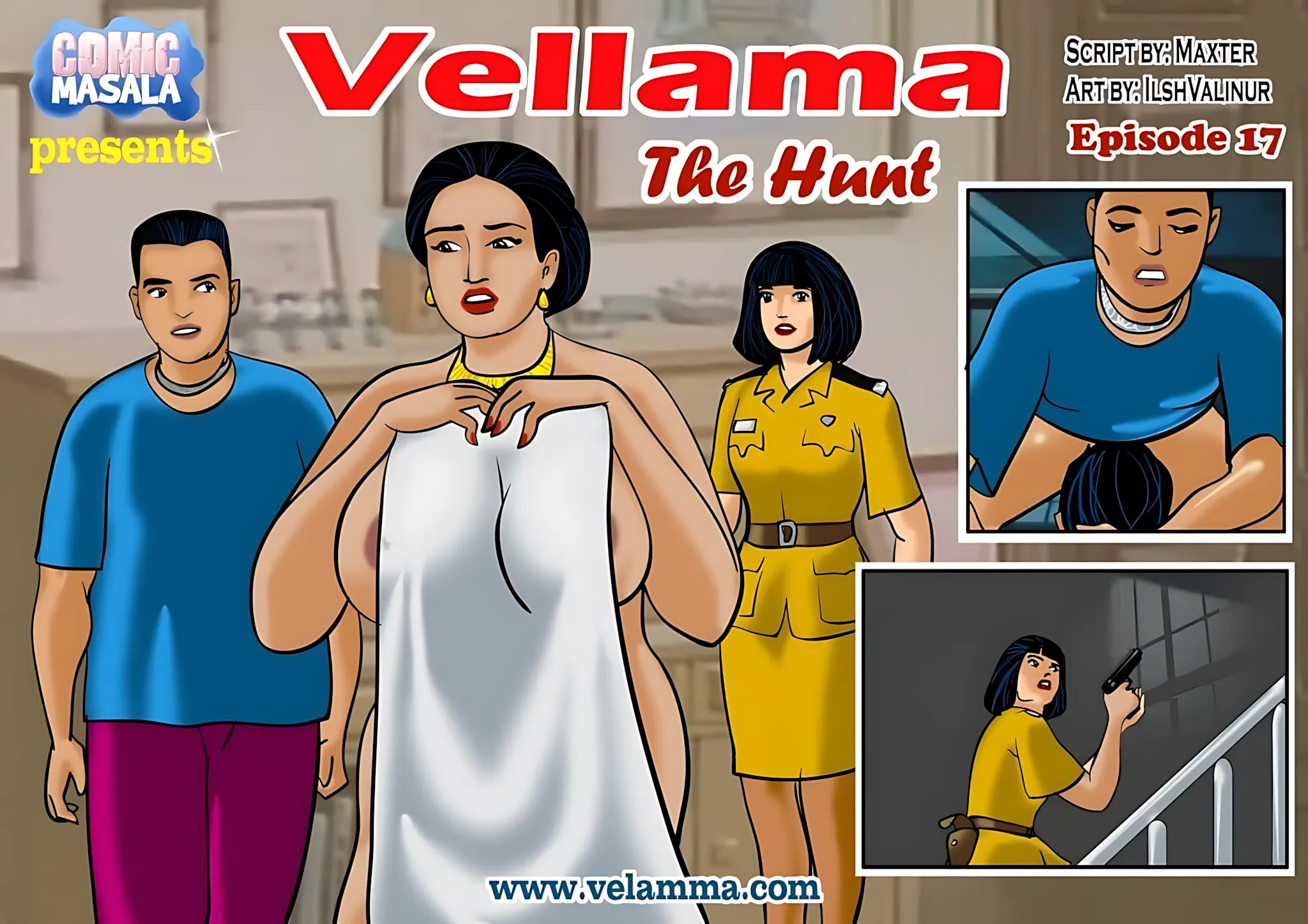 Velamma All Episodes Comics, 17 . Velamma - Episode 17 - The Hunt, page 1 of 31