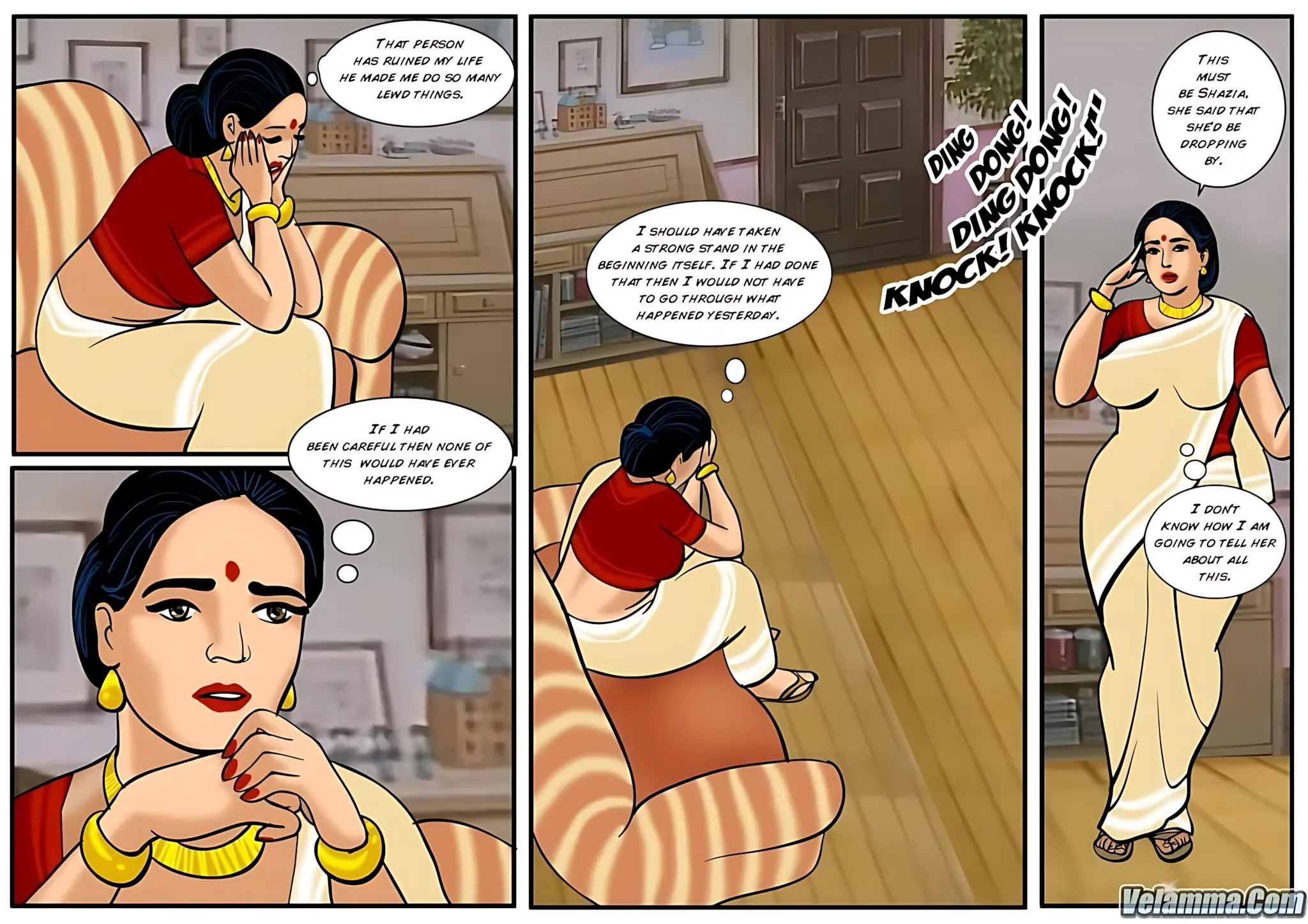 Velamma All Episodes Comics, 17 . Velamma - Episode 17 - The Hunt, page 2 of 31
