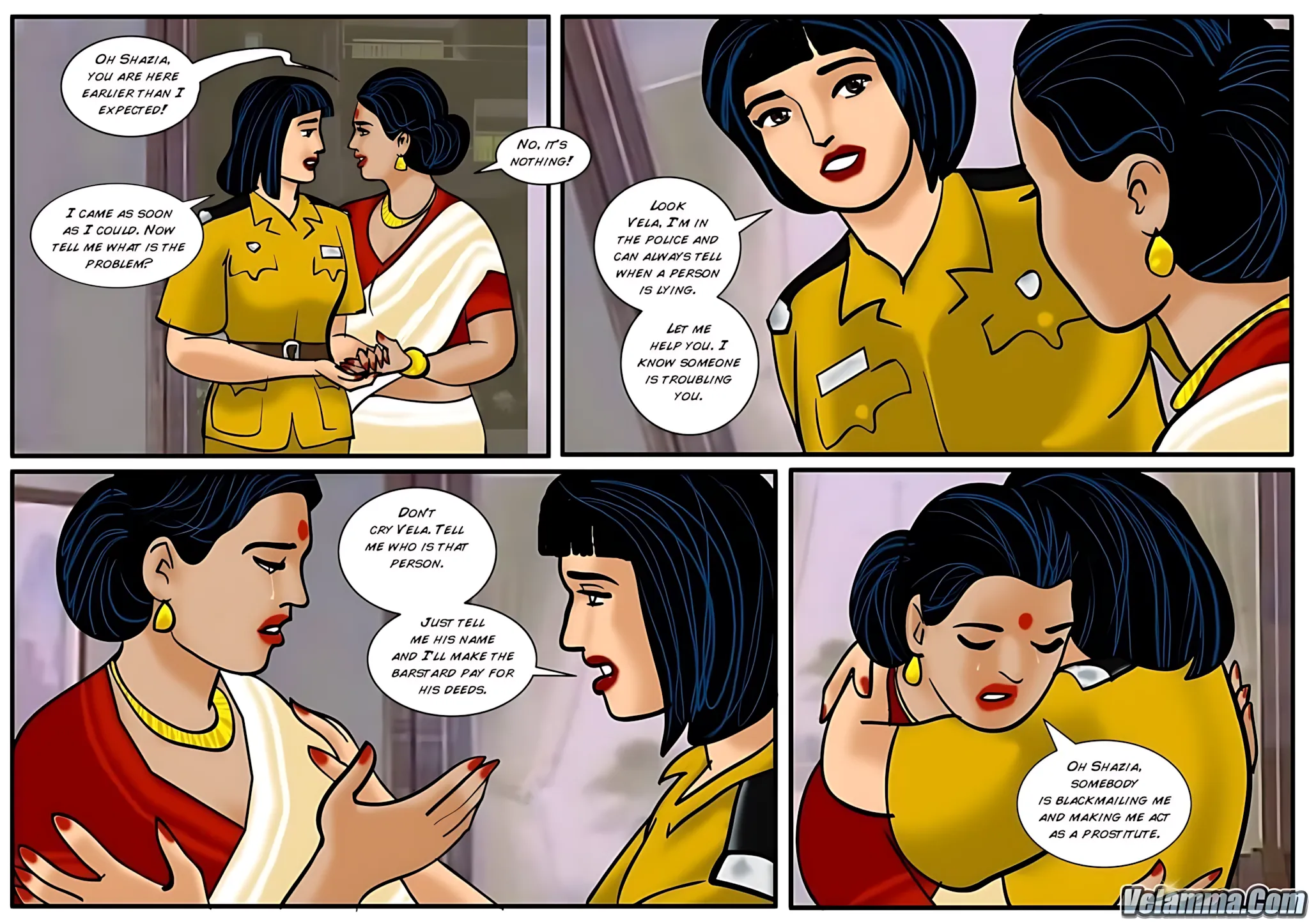 Velamma All Episodes Comics, 17 . Velamma - Episode 17 - The Hunt, page 3 of 31