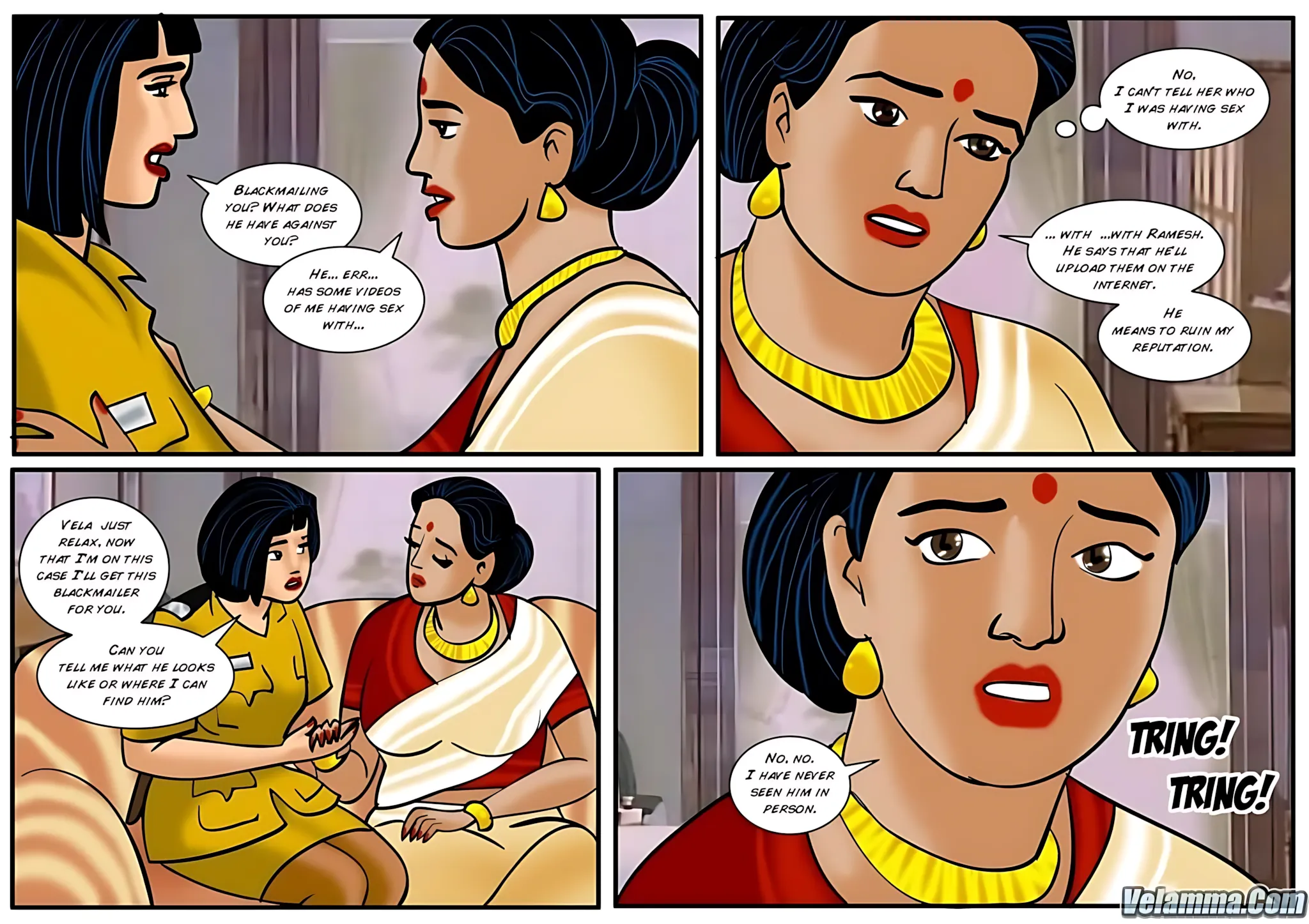 Velamma All Episodes Comics, 17 . Velamma - Episode 17 - The Hunt, page 4 of 31