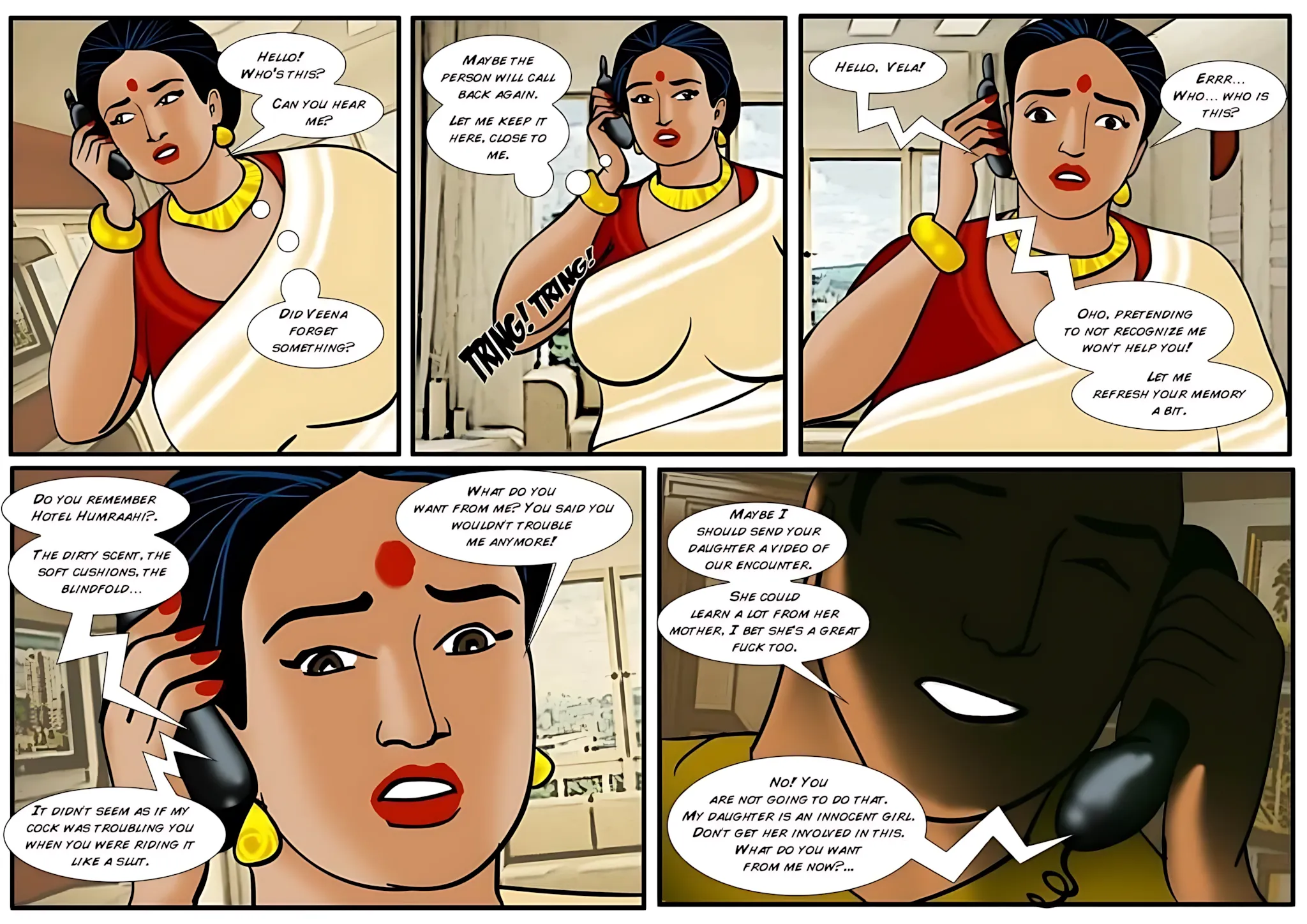 Velamma All Episodes Comics, 16 . Velamma - Episode 16 - Unwanted Gifts, page 5 of 31